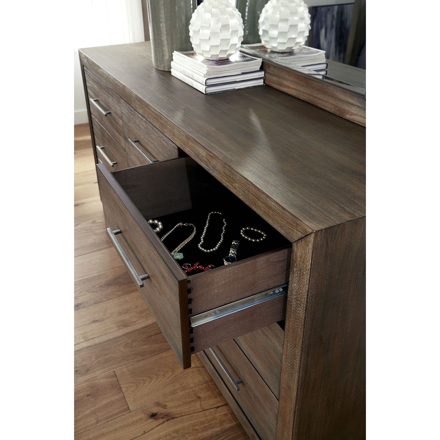 Modus Queen Bedroom Set - Dark Pine for Cozy Bedrooms