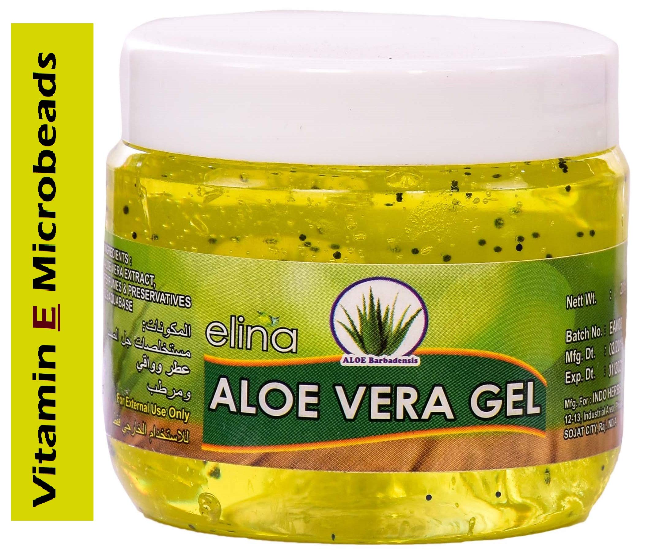 100% Pure & Natural Aloe Vera Gel for Skin & Hair Care - 500g Rose Scented - Hydrating, Soothing & Healing Gel for Sunburn, Acne, Dry Skin & Hair Growth