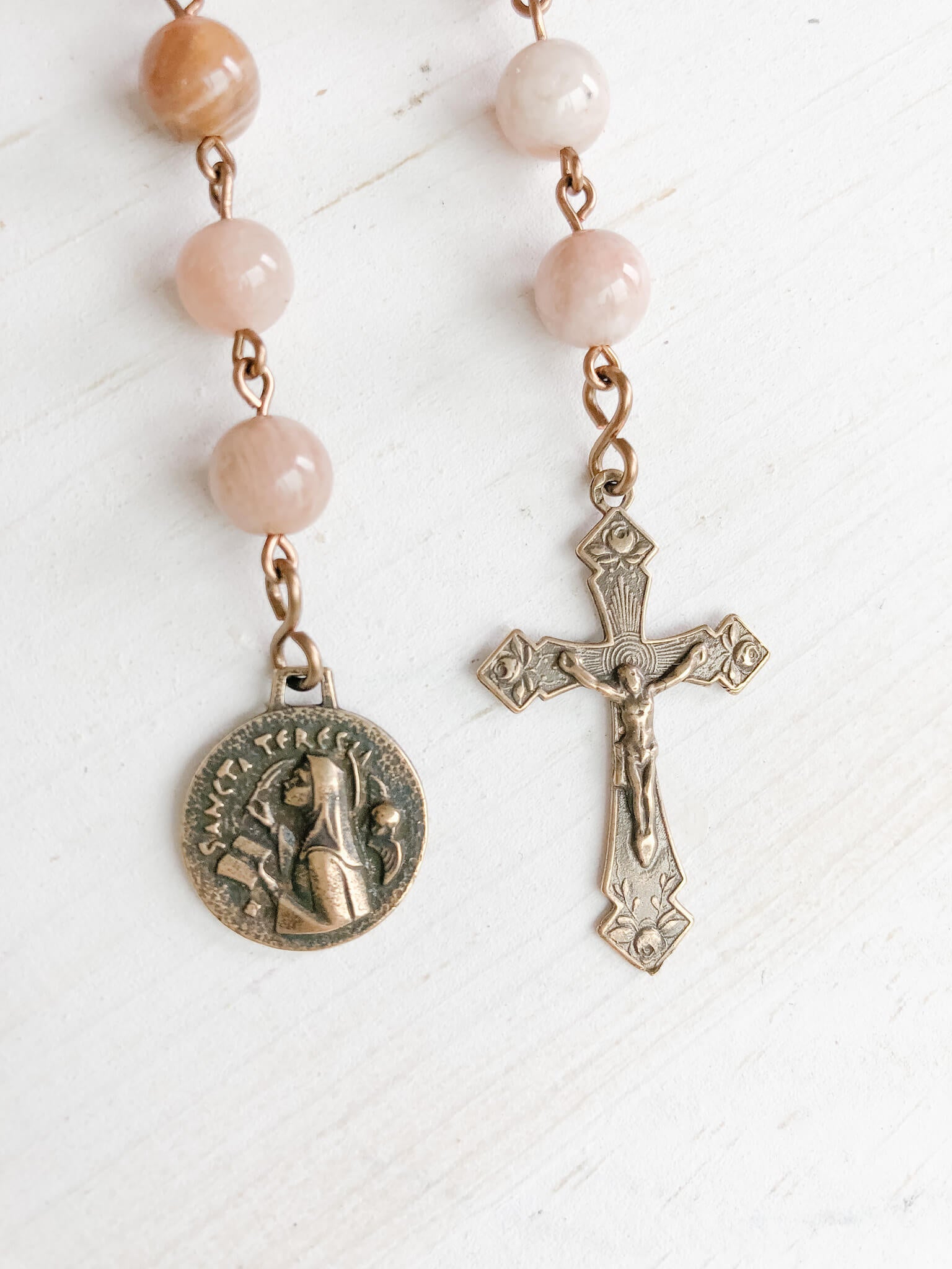 St. Teresa of Avila Pocket Rosary - Catholic Prayer Beads for Travel & Devotion - Perfect for Daily Prayer, Meditation & Spiritual Protection