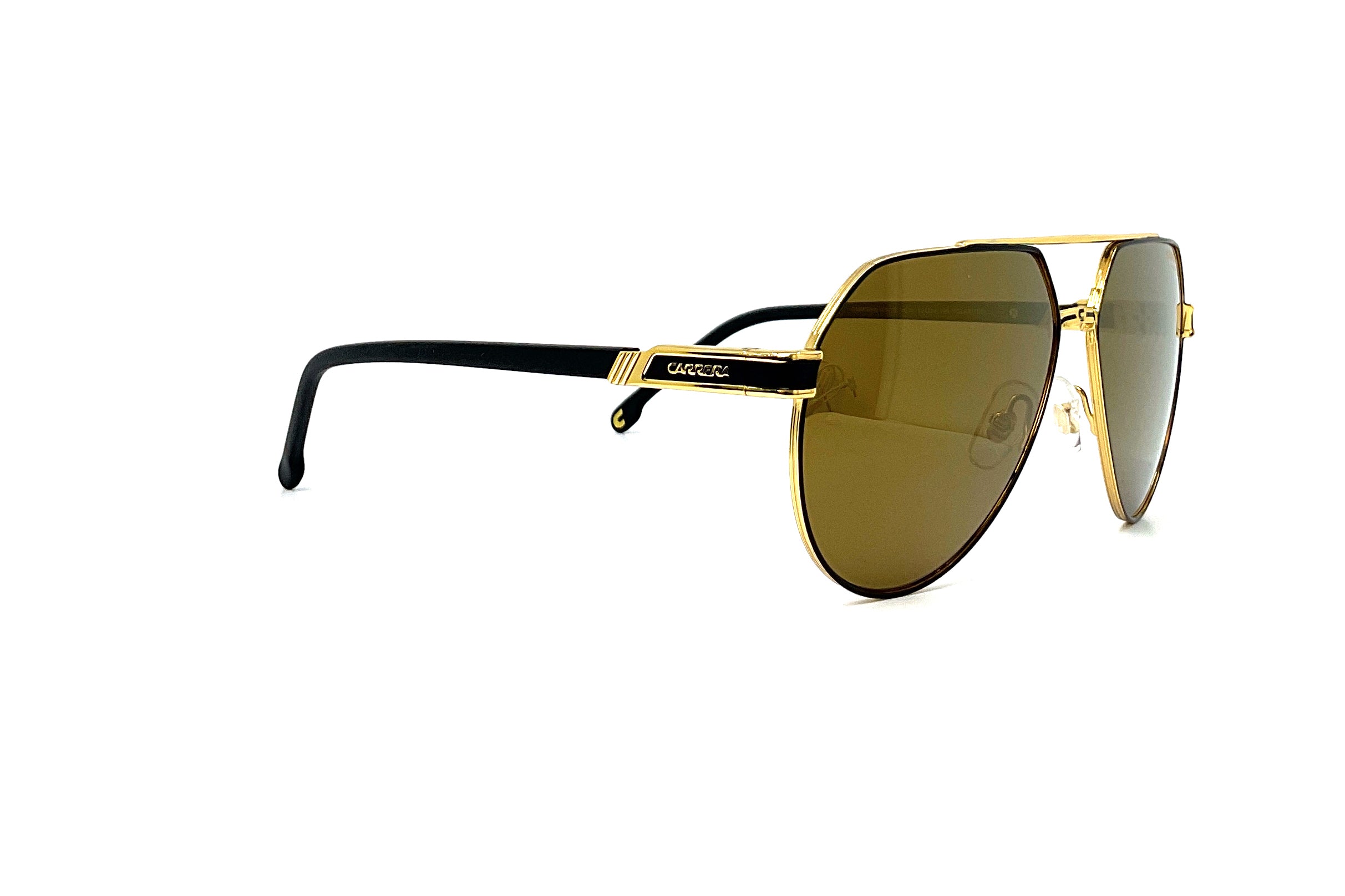 Carrera 1067/S Matte Black Gold Sunglasses – Stylish UV Protection for Outdoor Sports & Fashion