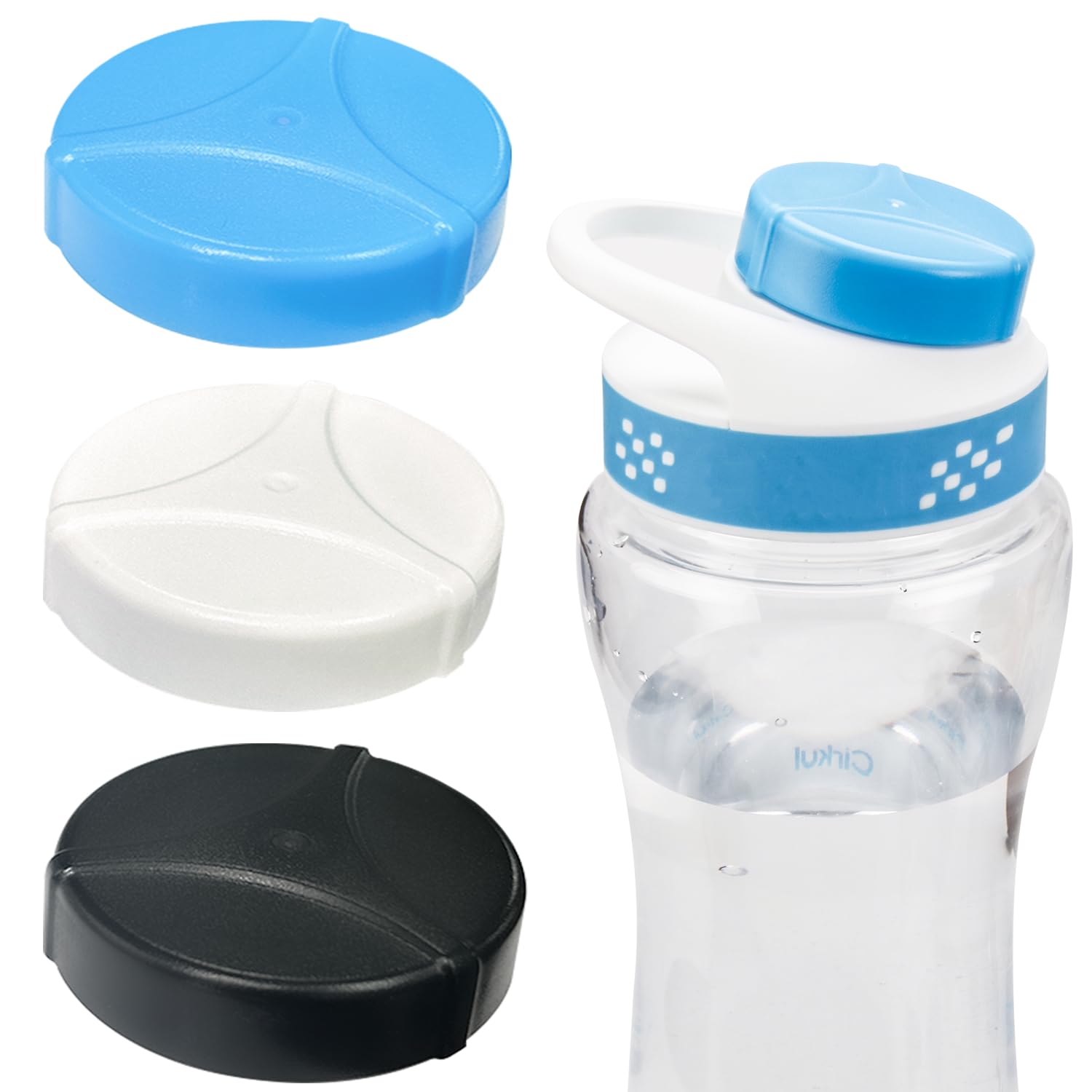 ziHenryDa Water Bottle Lid Replacement - Compatible with Cirkul Bottle Adapter, Leak-Proof Drinking Cap for Cirkul Water Bottles | Perfect for Gym, Hiking, Travel & Everyday Hydration