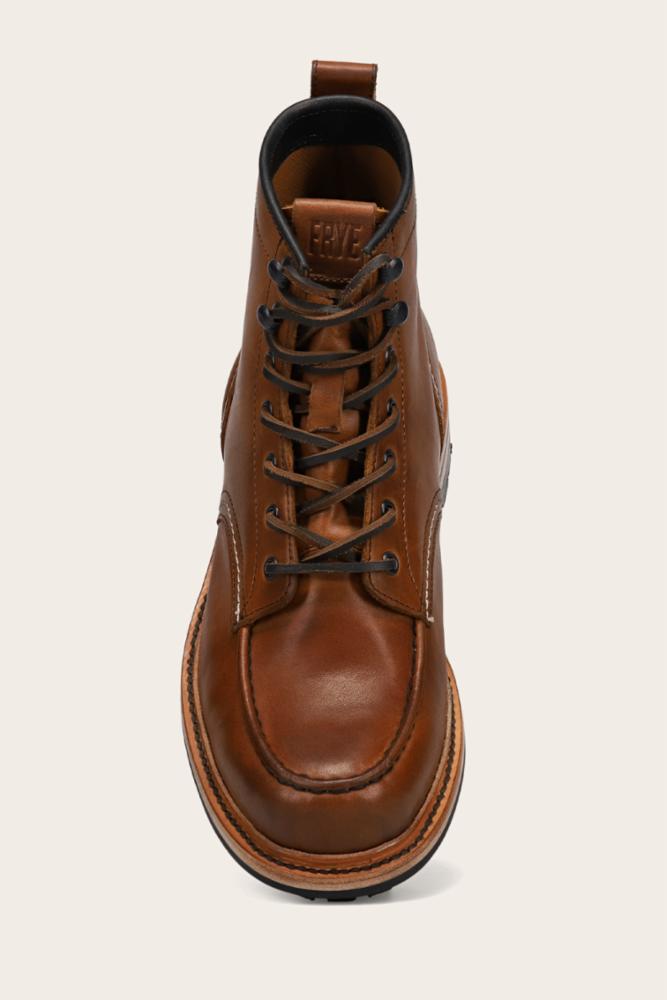 Frye Men's 40767 Leather Boots in Brown - Perfect for Casual Wear, Outdoor Adventures & Everyday Style