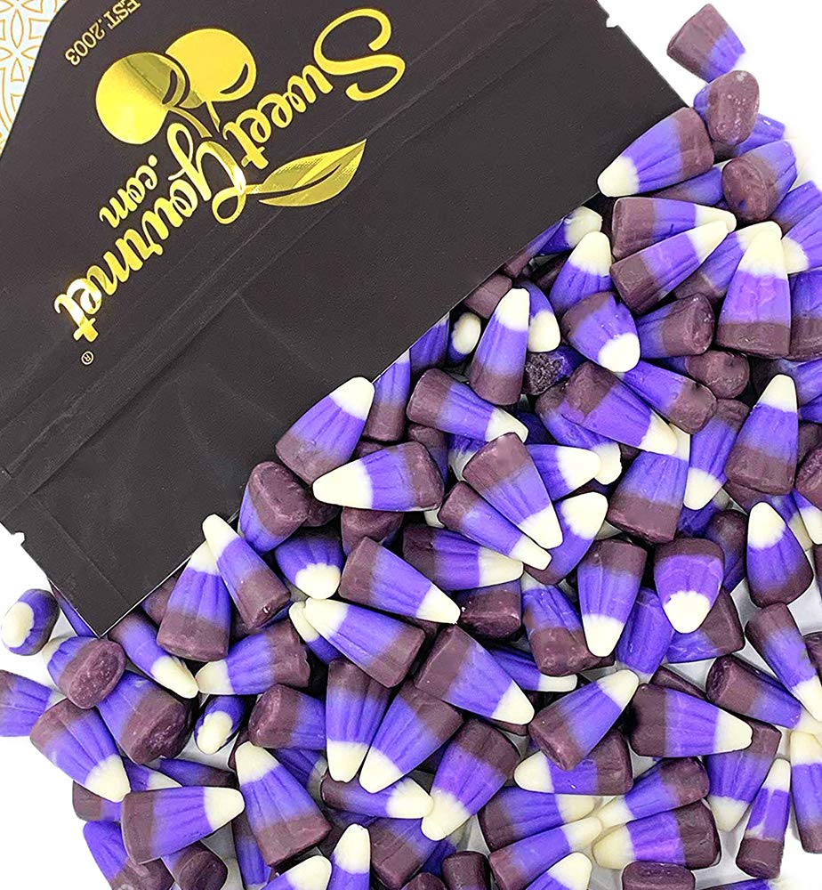 SweetGourmet Blackberry Candy Corn - Purple Halloween Candy (2 Lbs) | Bulk Candy for Parties, Trick-or-Treat & Holiday Treats