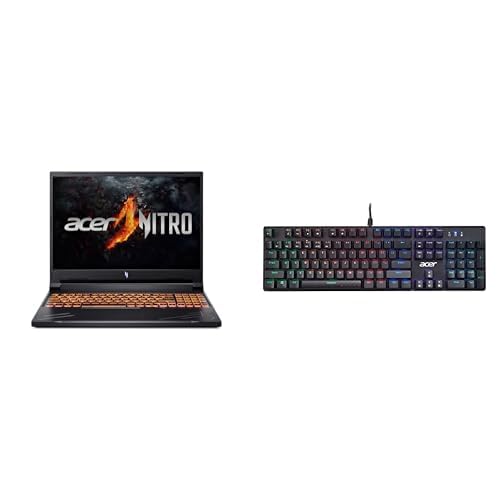 Acer Nitro V Gaming Laptop - AMD Ryzen 7 8845HS Processor, NVIDIA RTX 4060 GPU, 16