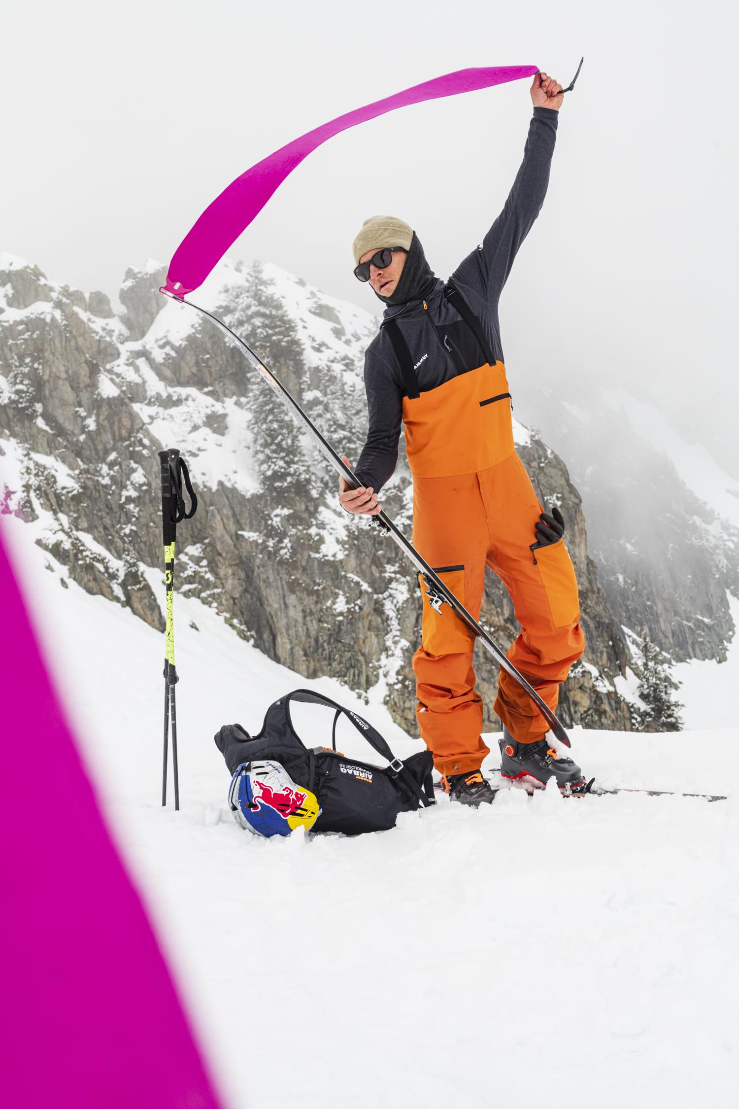 POMOCA Free Pro Climbing Skin - Ultralight Mohair-Mix Ski Skins for Backcountry Skiing | Perfect for Alpine Touring & Powder Snow Adventures