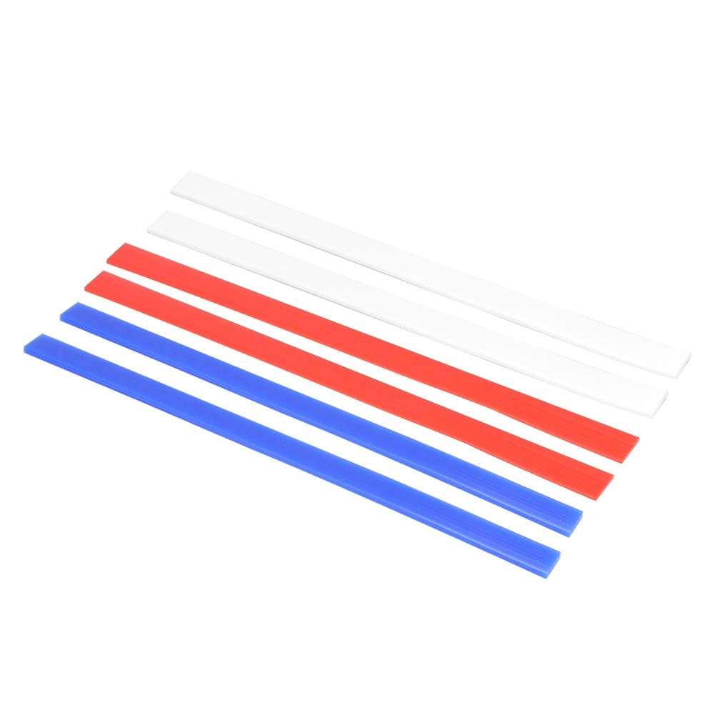 Premium Food-Grade Silicone Measuring Dough Strips - 6pcs Rolling Pin Guides for Perfect Pie, Pizza, Biscuit & Dumpling Dough | Baking Essentials for Home & Restaurant Kitchens | Ideal for Even Thickness in Pastry Making