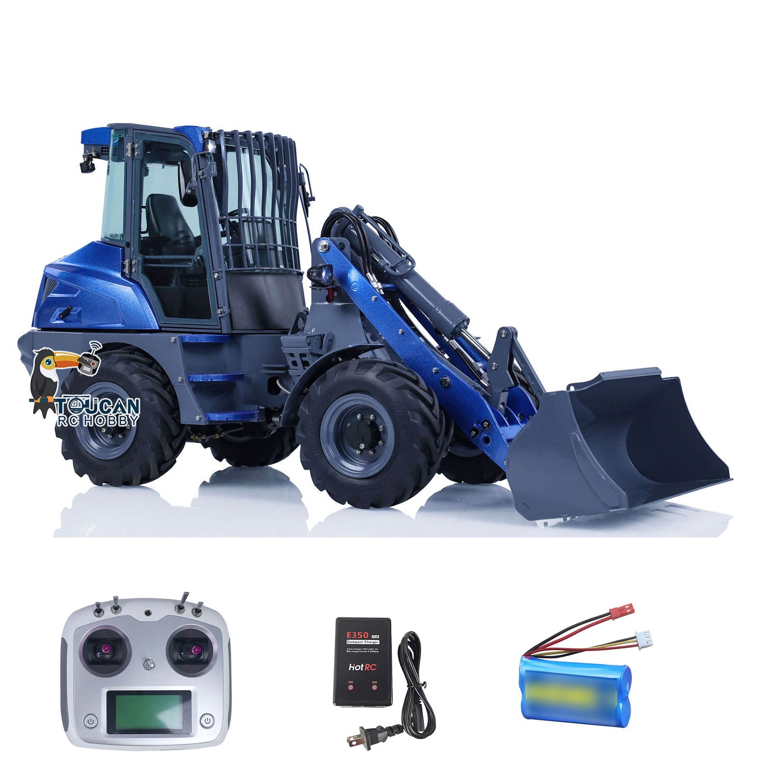 1:14 LESU Metal RC Hydraulic Loader - Remote Control Construction Vehicle with Realistic Simulation, MCL8 Model, Electric Engineering Toy for Adults & Kids | Perfect for Construction Site Play, Collecting, and STEM Learning