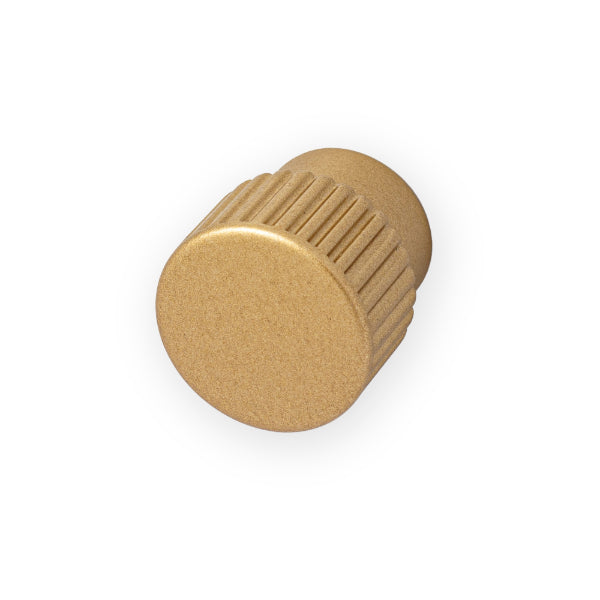 Castella Cascade Round Cabinet Knob 25mm - Matte Gold Finish for Kitchen, Bathroom & Furniture Hardware Upgrade