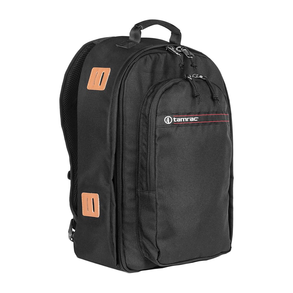 Tamrac Pasadena DSLR Camera Backpack for Photographers - Professional Photography Bag with Laptop Compartment & Tripod Holder - Travel Camera Case for DSLR, Mirrorless Cameras & Accessories - Perfect for Outdoor Shooting, Travel & Daily Photography (Black)
