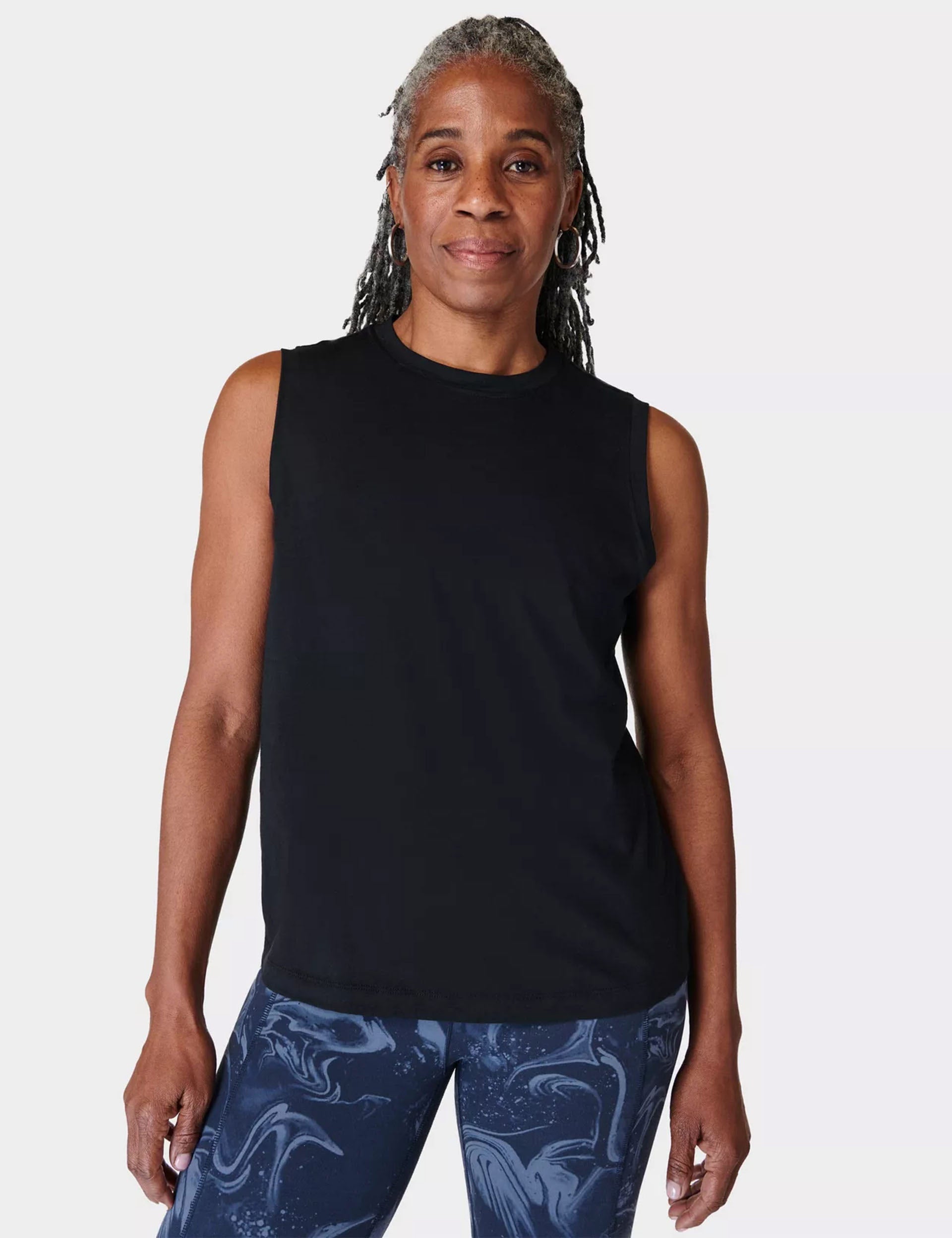 Essential Sleeveless Vest for Women - Black | Lightweight Layering Piece for Workout, Summer & Casual Outfits