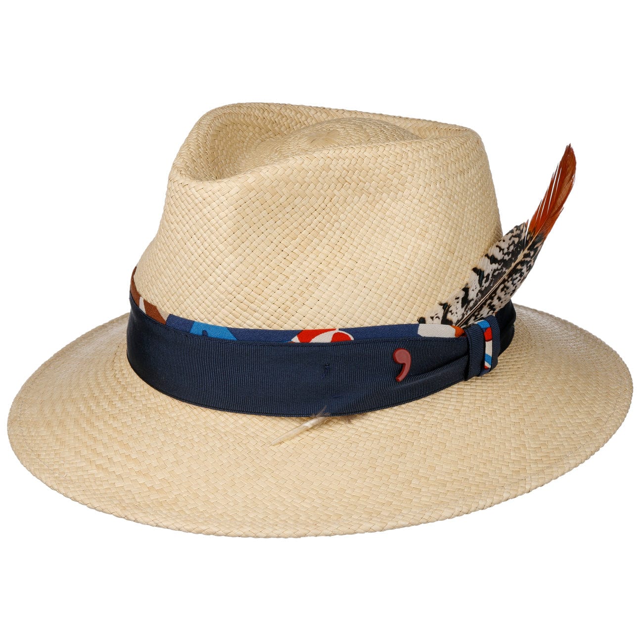 Lovico Traveller Panama Hat by Alfonso D'Este - Premium Handwoven Straw Hat for Men & Women - Perfect for Beach Vacations, Summer Outfits, and Outdoor Adventures