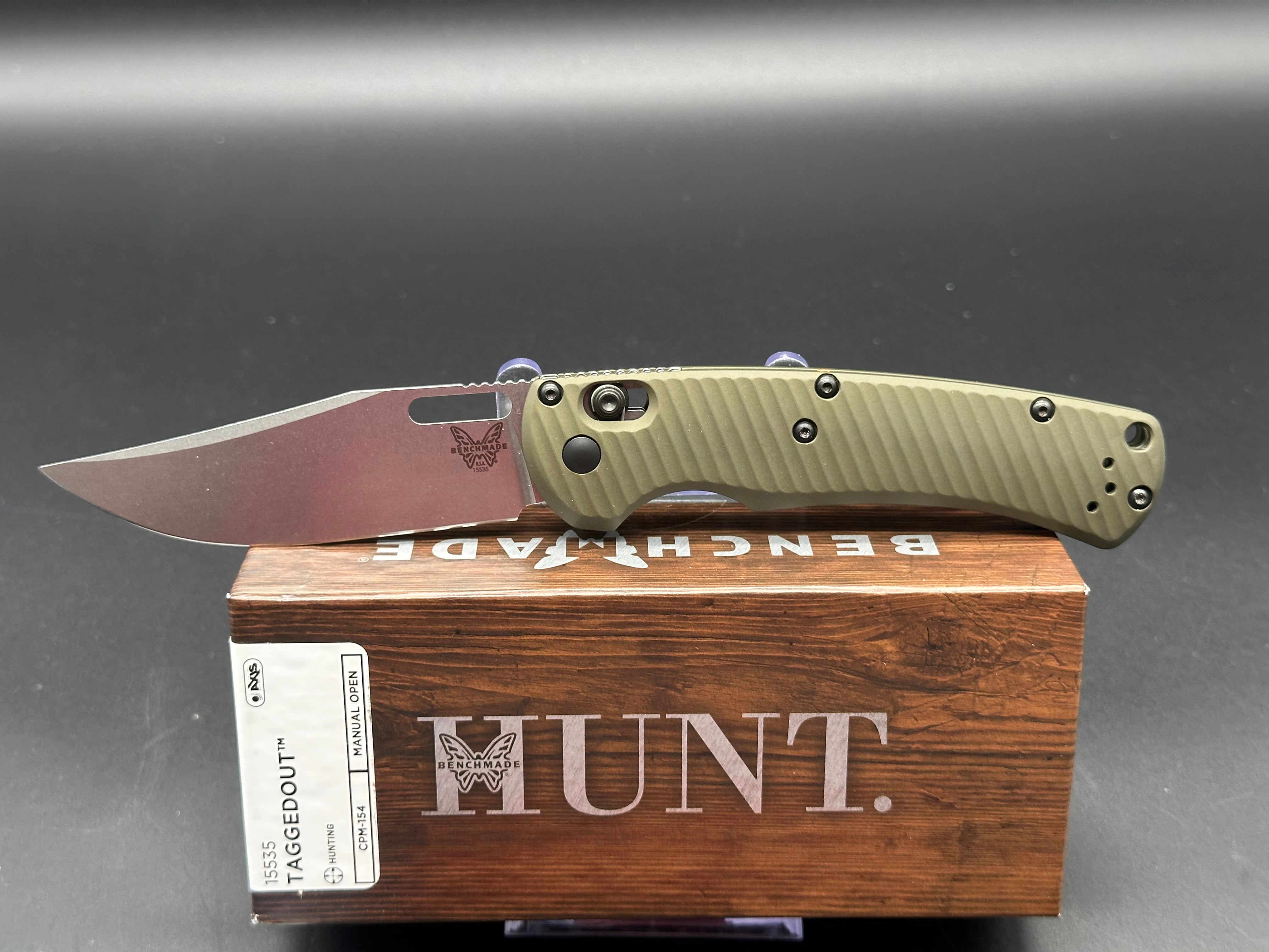 Benchmade Taggedout Folding Knife - 3.5