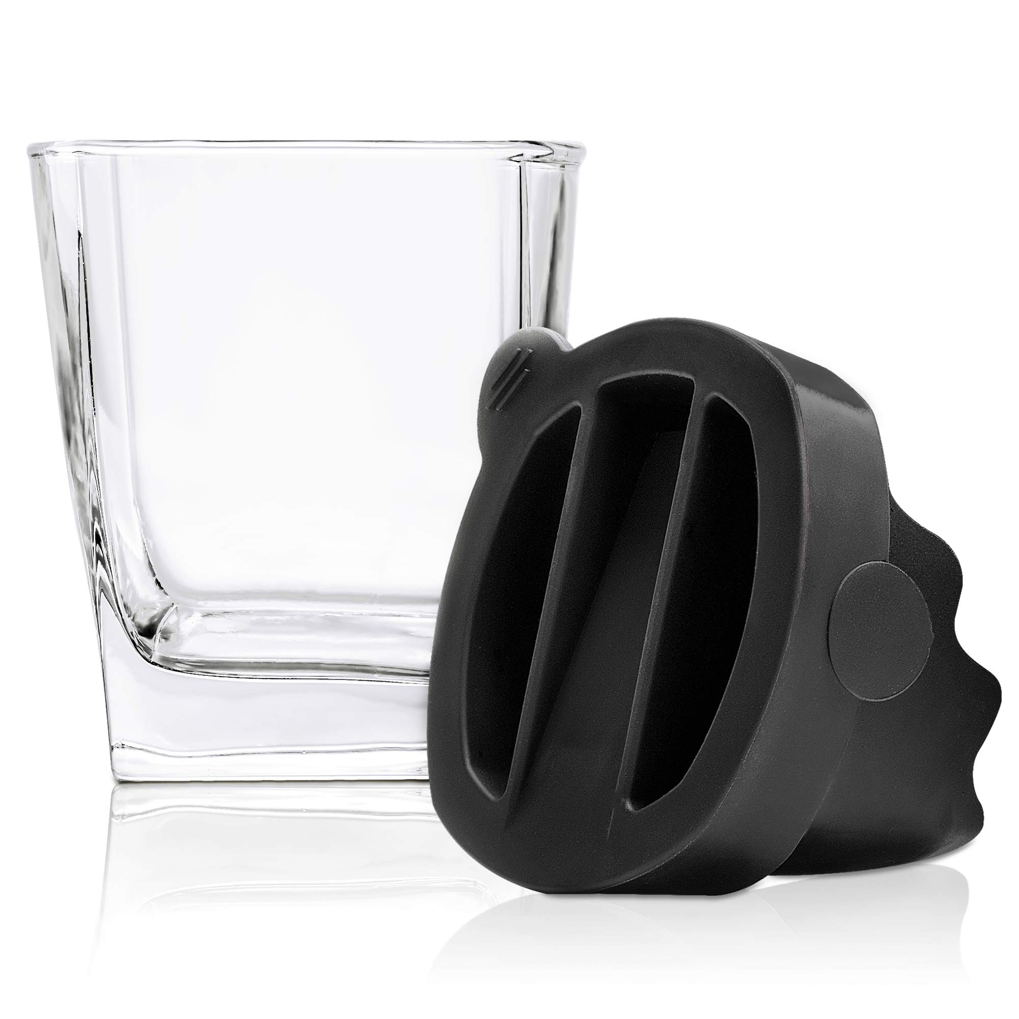 Premium Whiskey Wedge Glass Set - Old Fashioned Whisky Glasses for Bourbon & Scotch | Best Whiskey Accessories & Gifts for Men | Perfect for Home Bars, Cocktail Parties & Whiskey Tasting Events