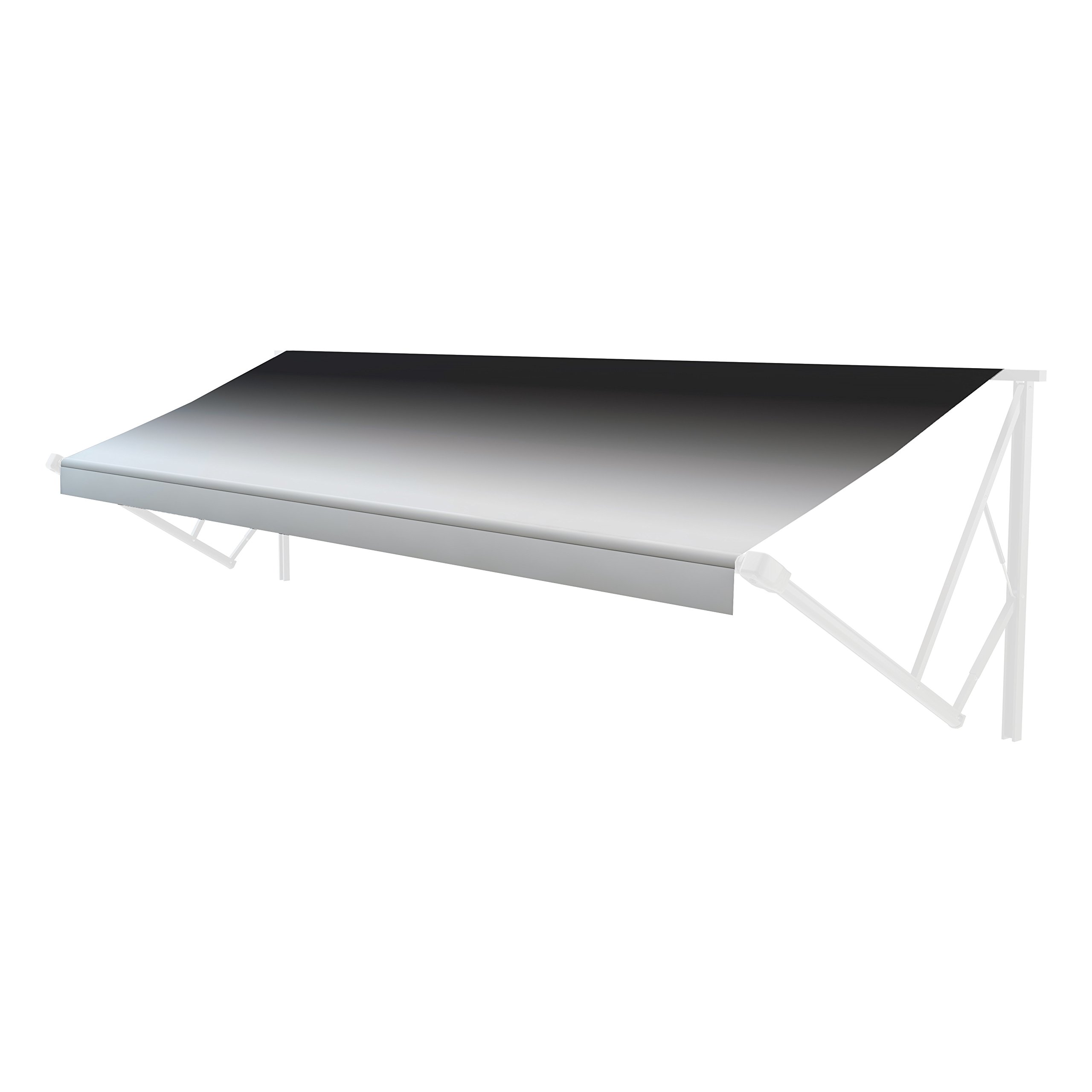 Solera Universal Fit Heavy-Duty Vinyl RV Patio Awning Replacement Fabric - Black Fade Resistant 19' RV Awning (18'4