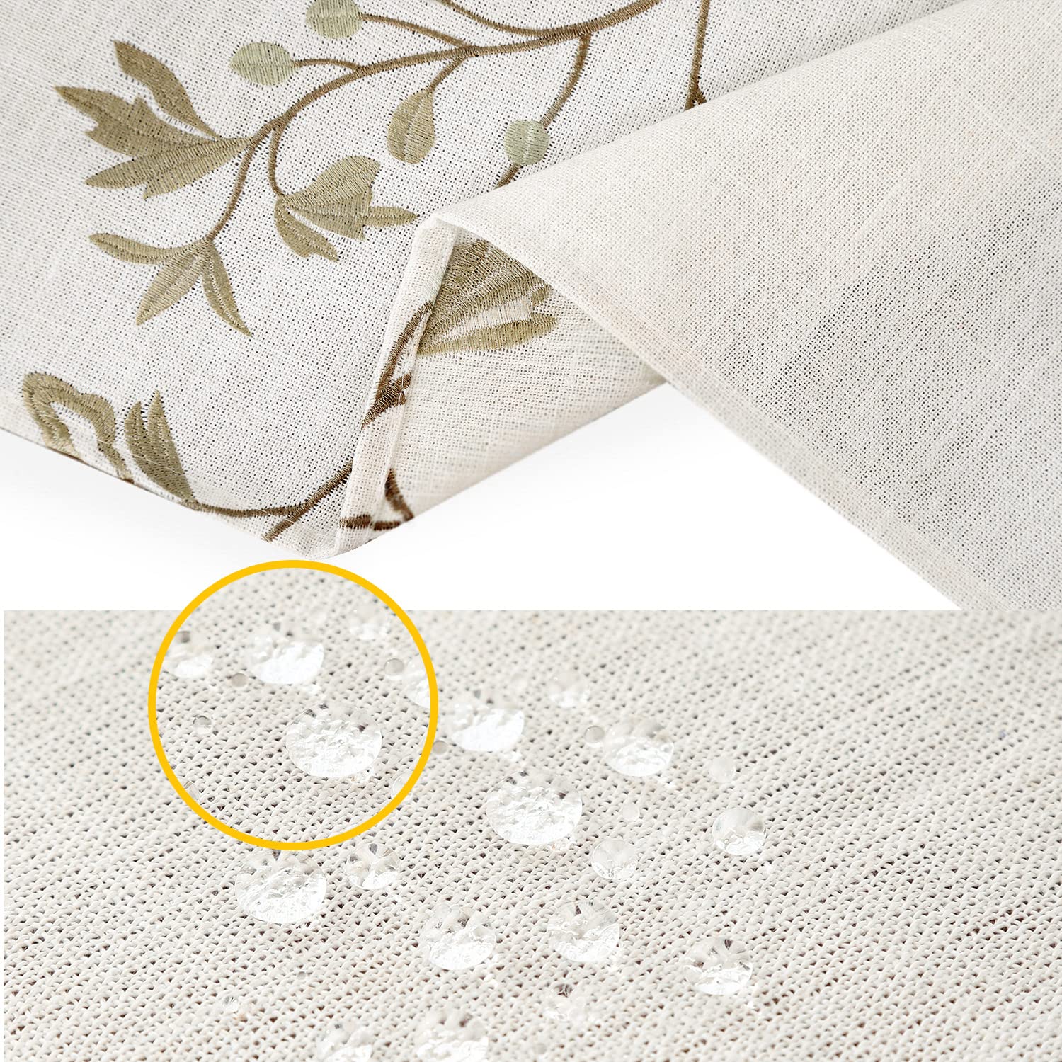 60x84 Inch Rectangle Tablecloth - Wrinkle-Free Linen Table Cover for Kitchen, Dining, Farmhouse Decor, Holiday & Camping Use - Perfect for Indoor and Outdoor Gatherings