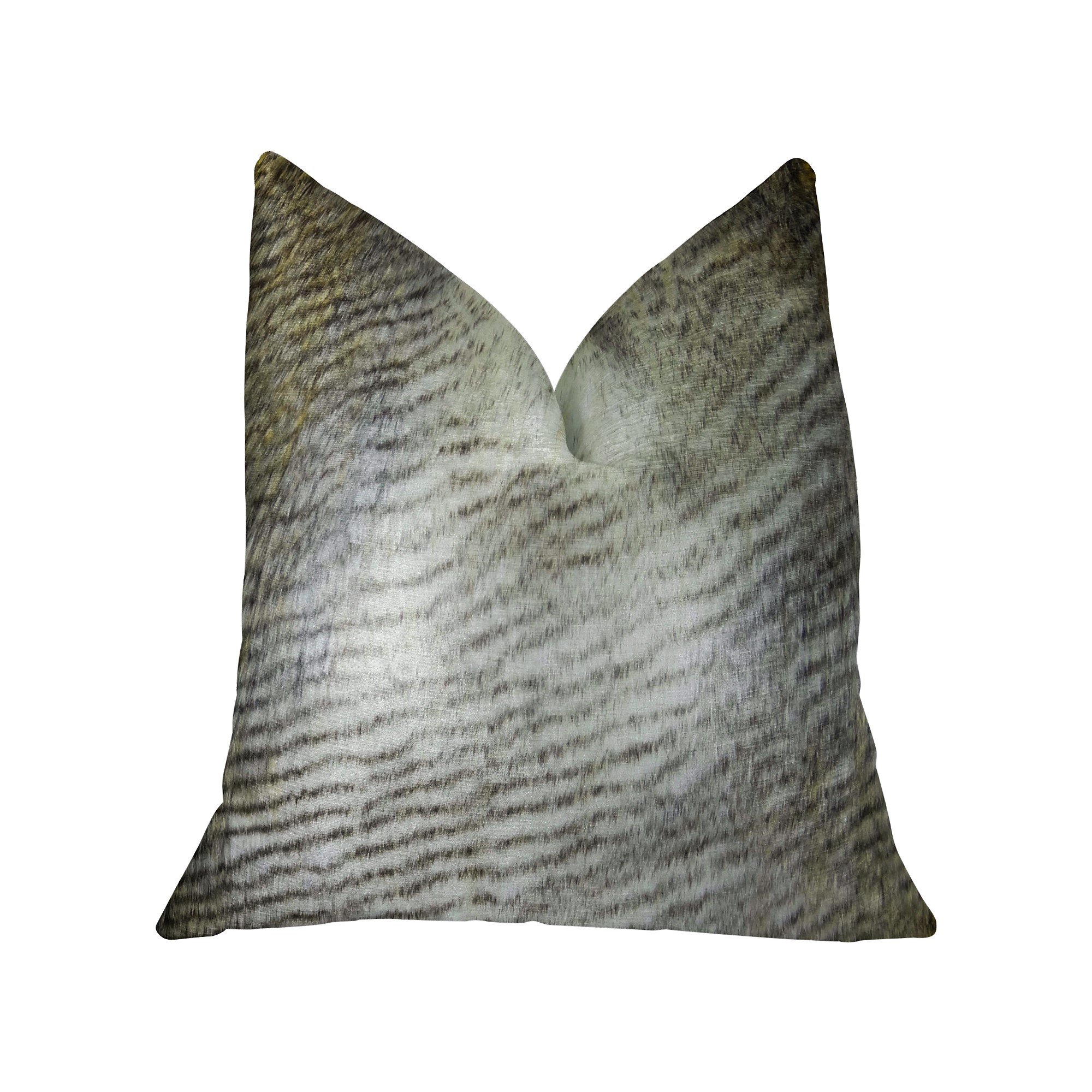 Plutus Delicate Alaskan Hawk Handmade Luxury Pillow - 20x20 Inches Square Decorative Throw Pillow for Sofa, Bed, Living Room & Home Decor