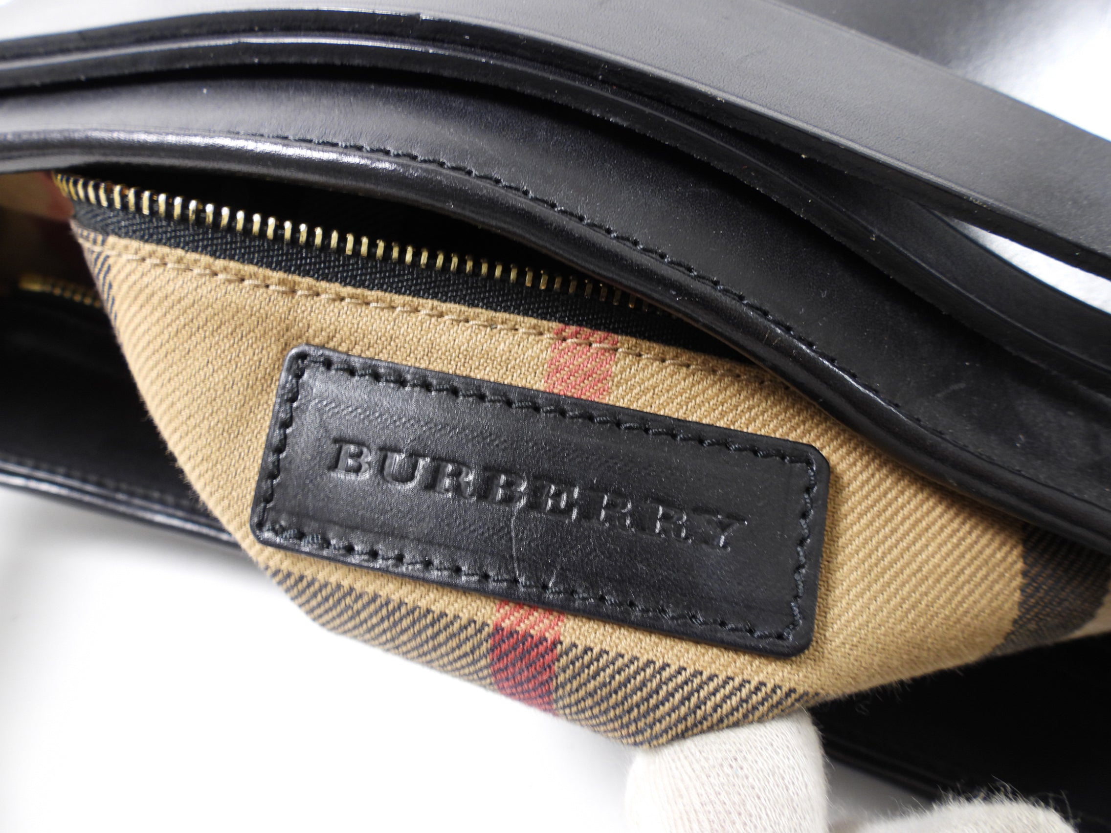 Burberry Black Leather Bridle Hobo Shoulder Bag for Women - Luxury Designer Handbag for Work, Travel & Everyday Use