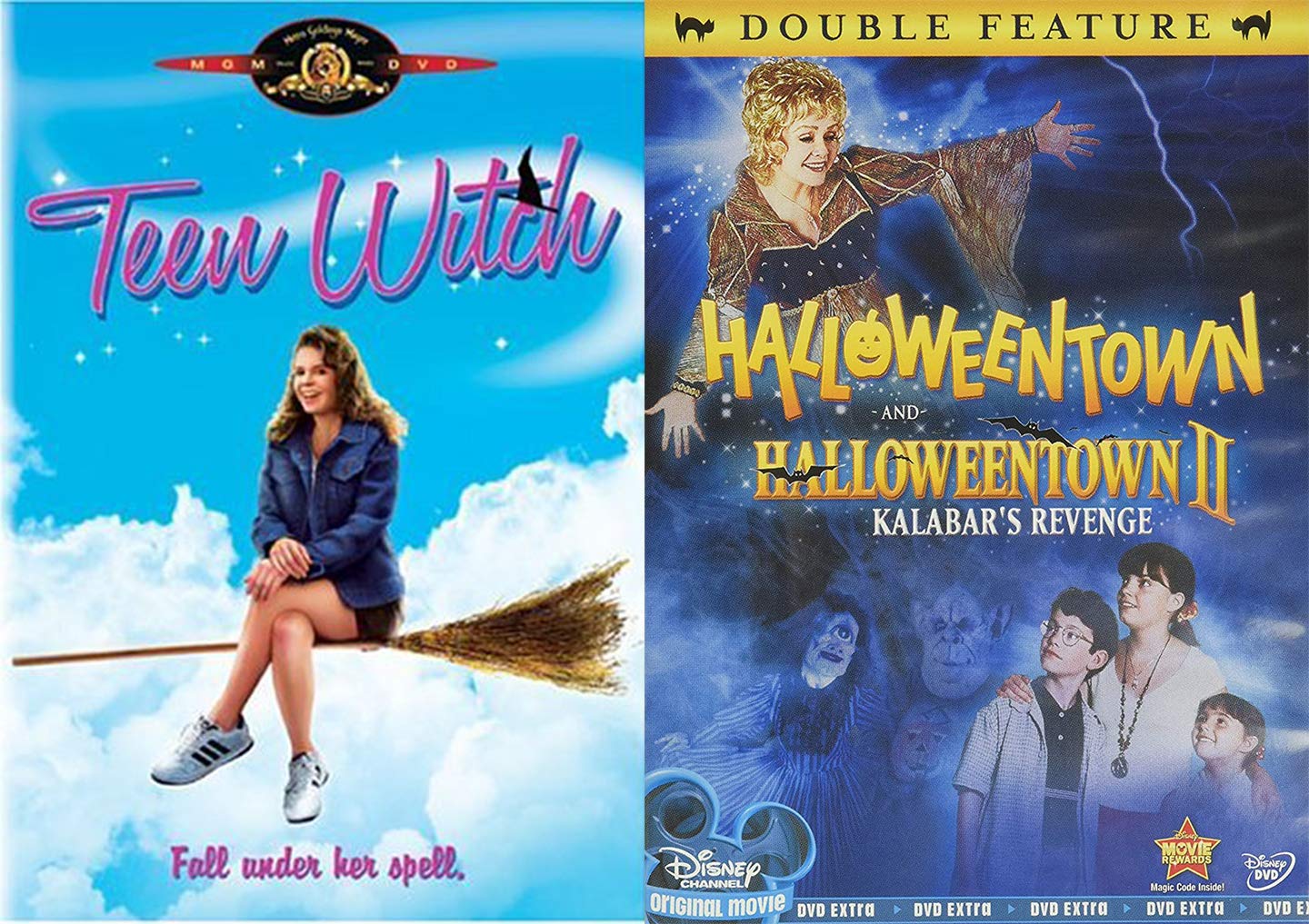 Halloweentown Disney DVD Movie Collection - Small Town Teen Witches, Kalbar's Revenge & Teen Witch Triple Feature | Family-Friendly Halloween Movie Night | Perfect for Spooky Season, Sleepovers & Disney Magic Fans