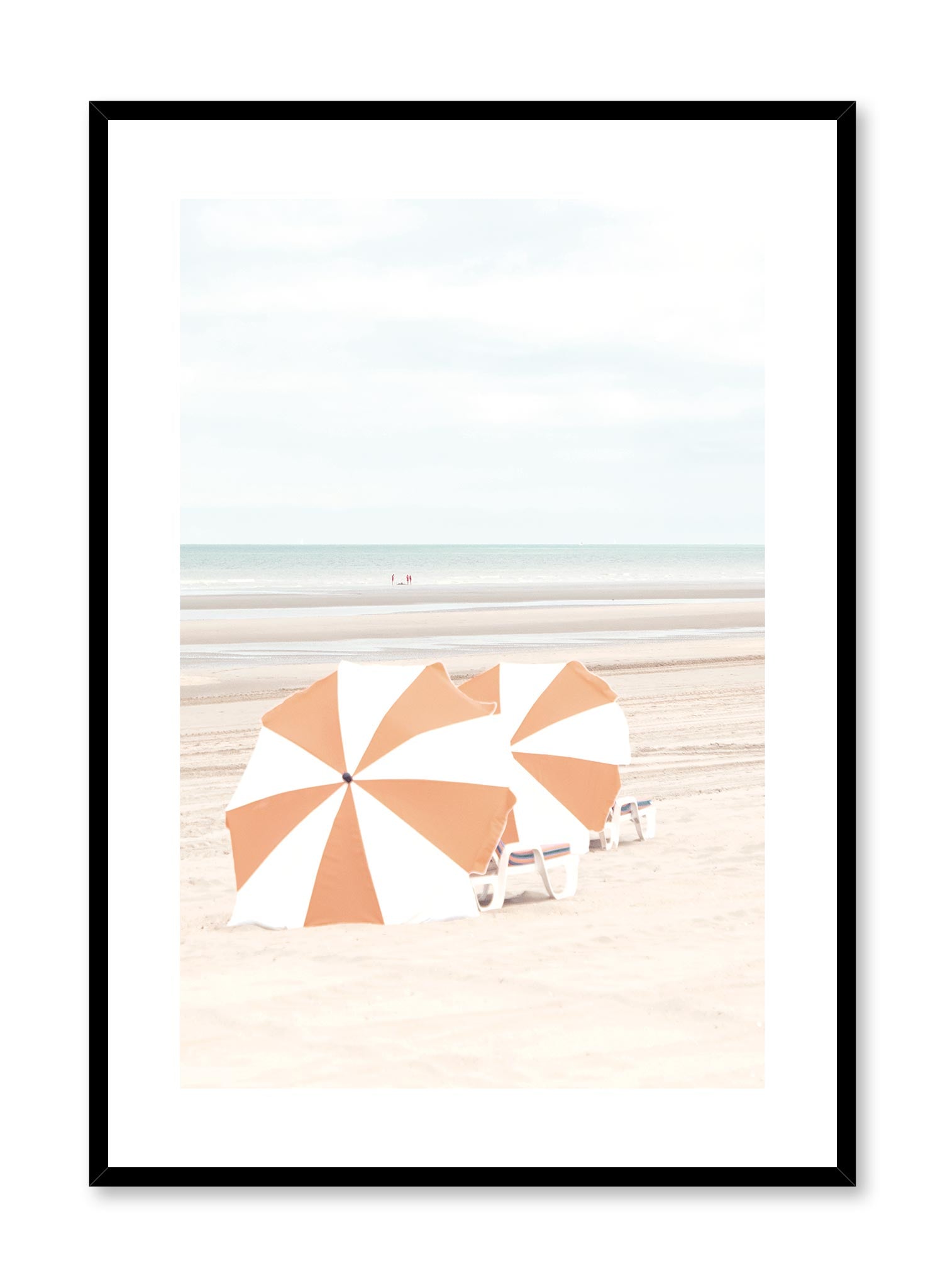 Paradise Parasol Poster - Tropical Beach Umbrella Wall Art for Home & Office Decor - Perfect for Living Room, Bedroom, or Beach House Decoration