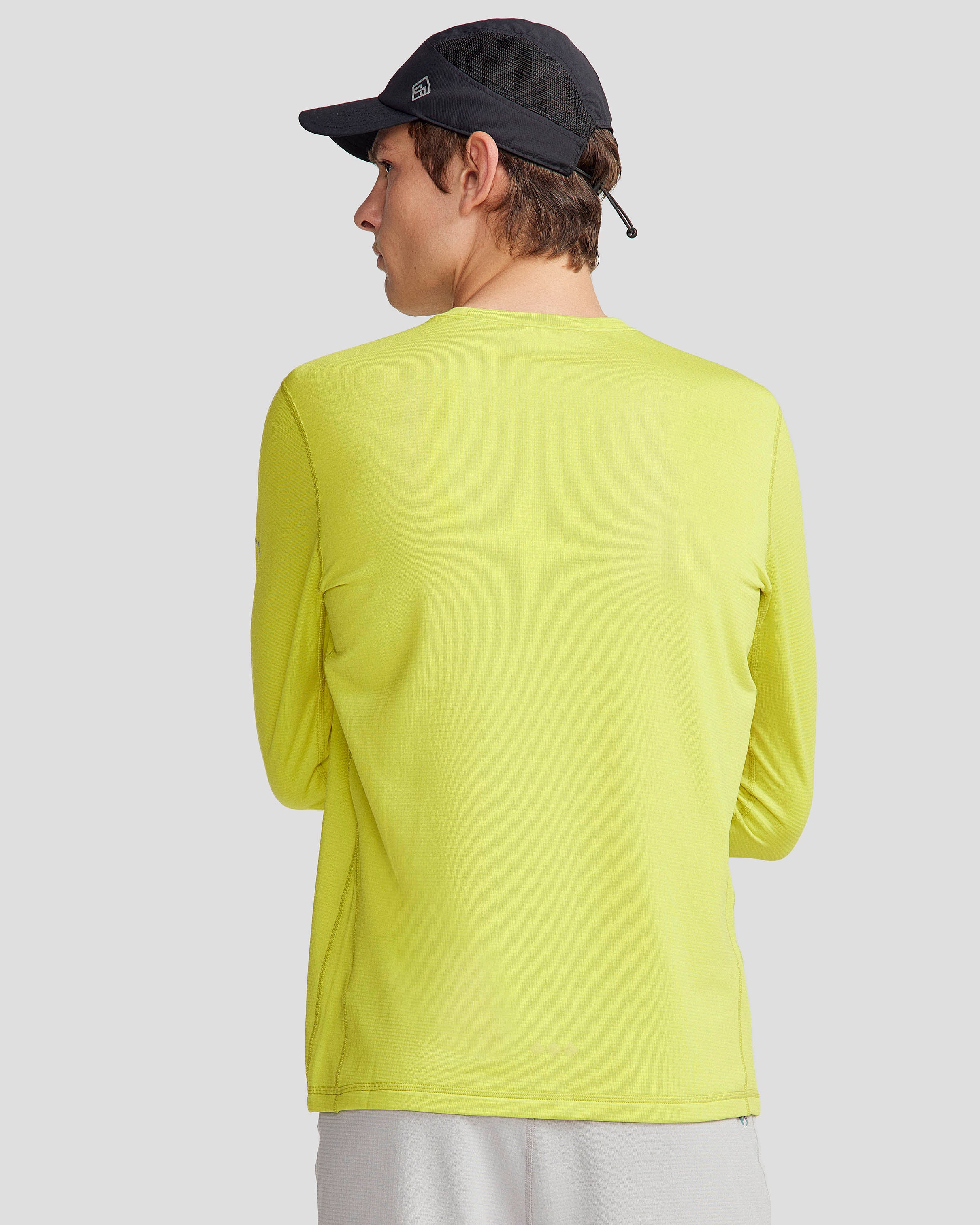 Men's Seeker Fleece Long Sleeve Top - Soft Warm Thermal Shirt for Hiking & Outdoor Activities - Bright Moss Green