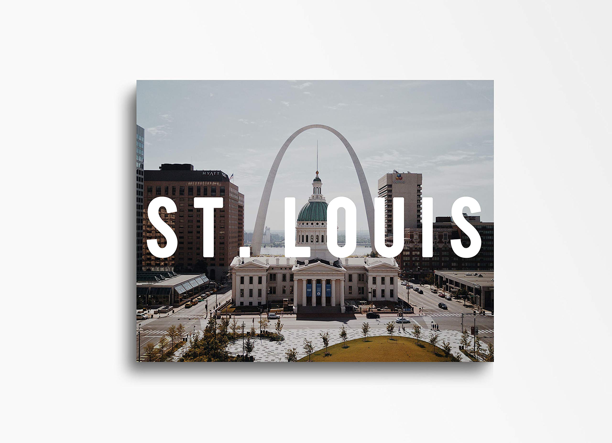 St Louis Skyline Canvas Wall Art - 30x40 Inch Downtown Cityscape Print for Home Decor | Perfect for Living Room, Bedroom, Kitchen & Office | Ready to Hang Wall Decor | Ideal Gift for Housewarming & Urban Art Lovers