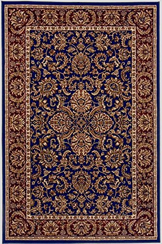 Radici USA Noble 1305 Burgundy Area Rug - Soft & Durable Handmade Wool Rug for Living Room, Bedroom, Office Decor