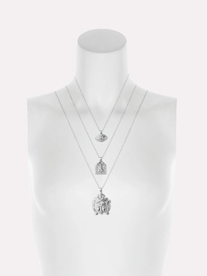 Green Onyx Protection Goddess Pendant Necklace - Silver Jewelry for Spiritual Healing & Positive Energy | Perfect for Meditation, Yoga & Gift Giving