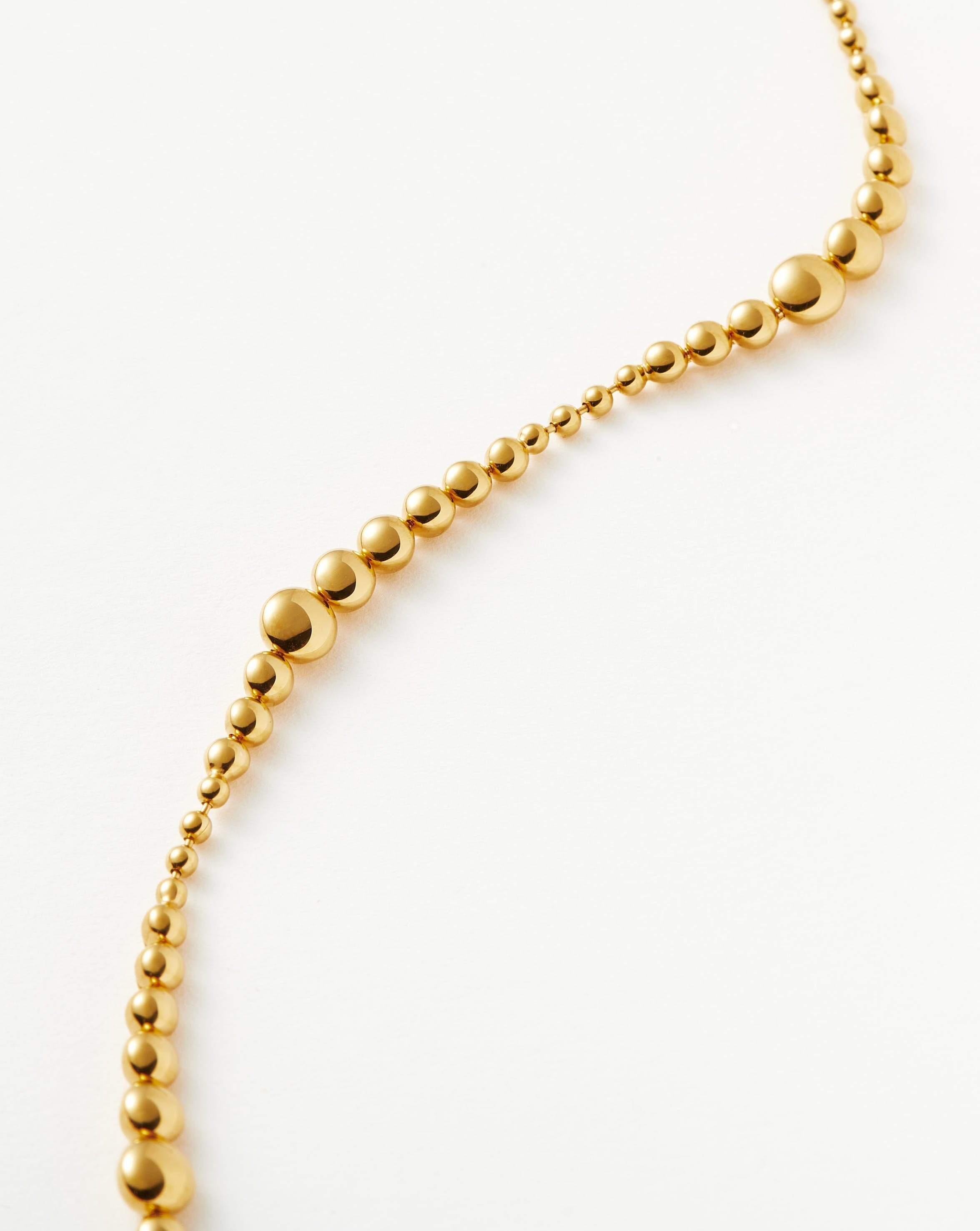 18k Gold Vermeil Graduated Beaded Bracelet - Elegant Stackable Jewelry for Women, Perfect for Everyday Wear, Gifts & Special Occasions