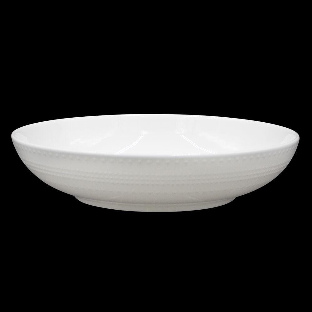 Annabel 40-Piece Dinnerware Set - Service for 8 People, Porcelain Dinner Plates, Bowls & Cups - Elegant Tableware for Family Dinners, Parties & Holiday Entertaining