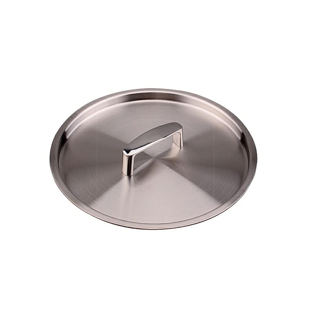 SEIJY Stainless Steel Cooking Pot Lid - 20cm Thickened Anti-Scald Pot Cover with Heat-Resistant Handle - Multi-Functional Kitchen Tool for Cooking, Boiling & Steaming - Perfect for Stovetop, Oven & Camping Use
