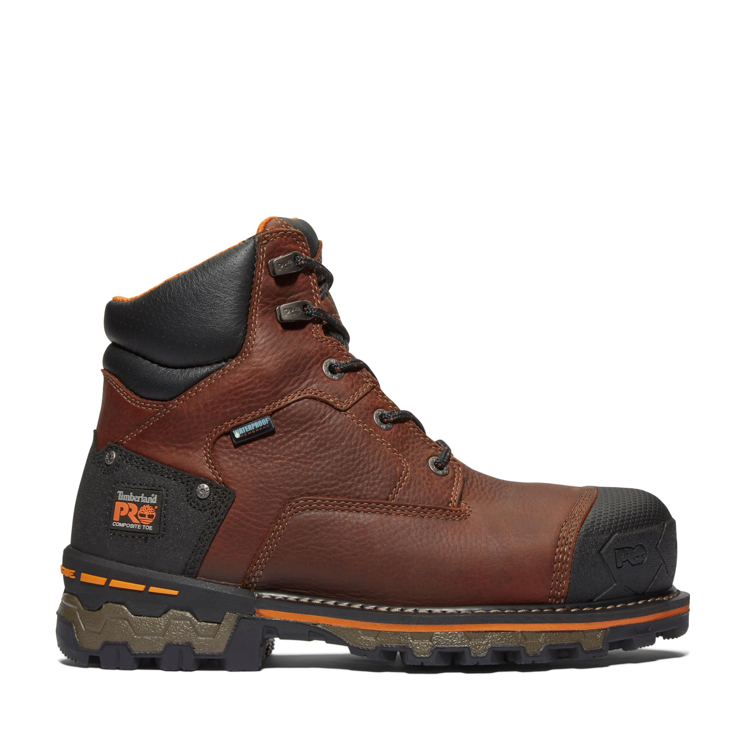 Timberland PRO Men's Boondock 6-Inch Composite Safety Toe Waterproof Insulated Work Boots - Durable Industrial Boots for Construction, Warehouse & Outdoor Work