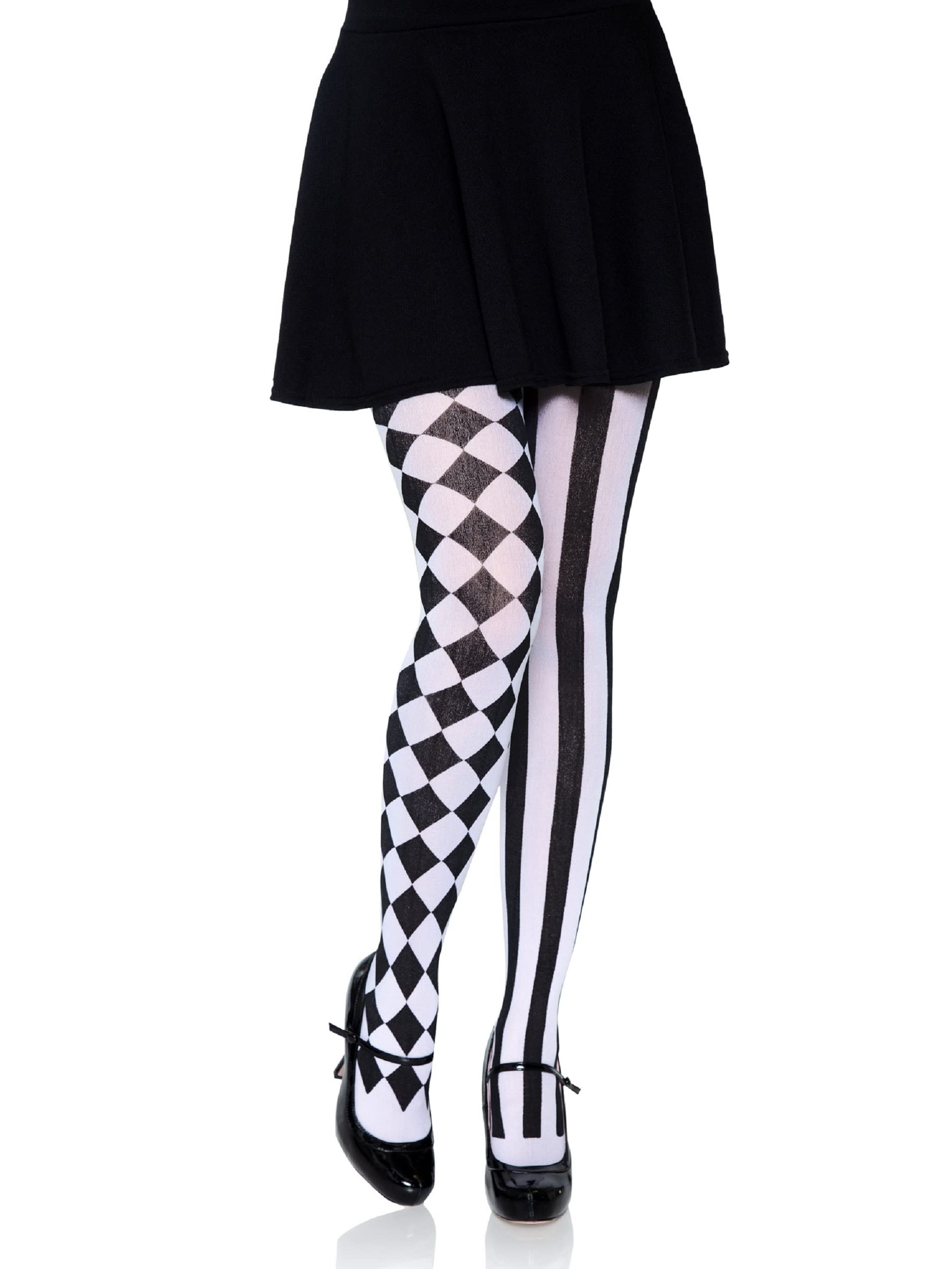 Leg Avenue Women's Harlequin Tights - Sexy Fishnet Stockings for Cosplay, Halloween & Burlesque Performances