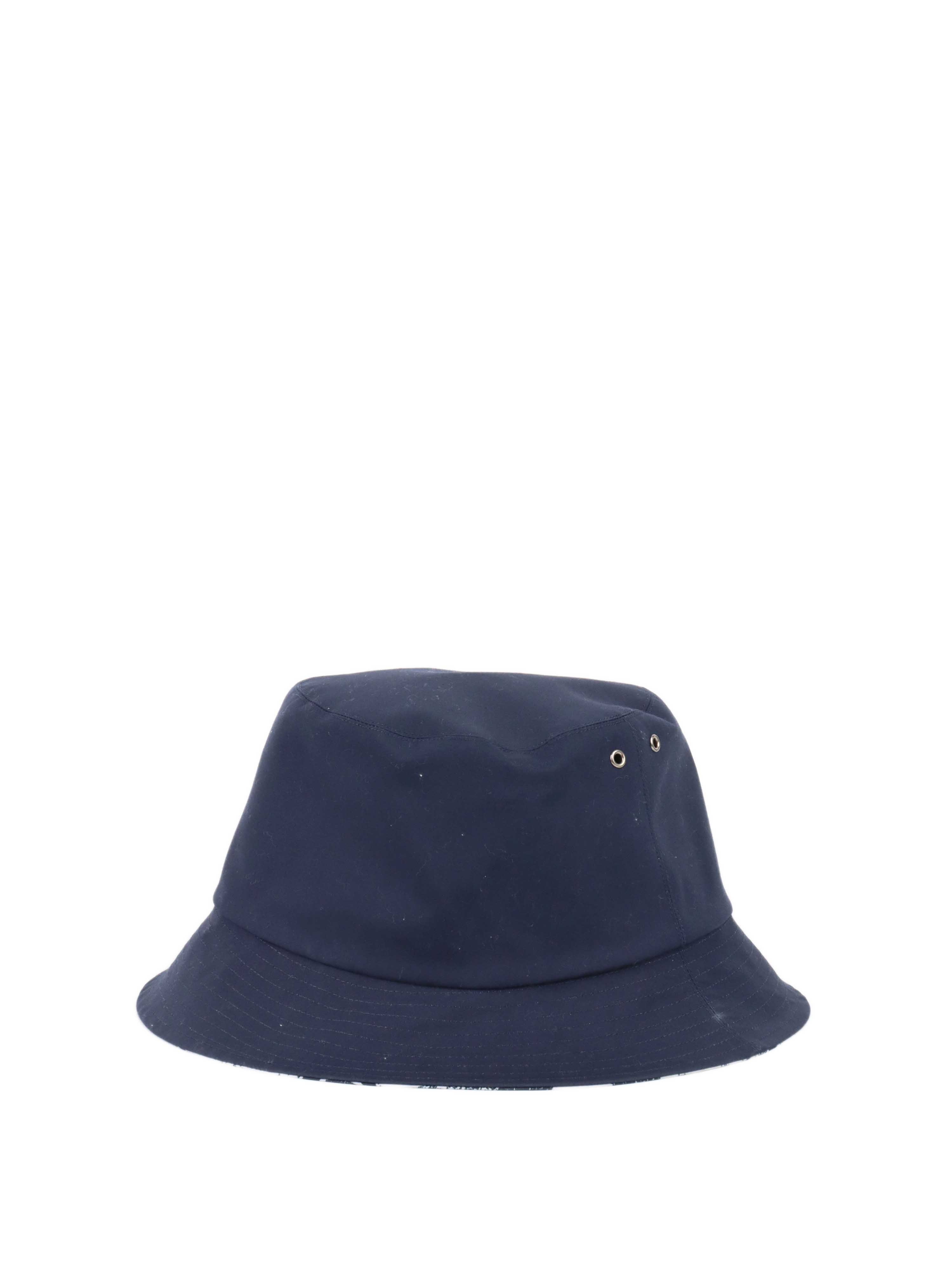 Dior Plain Blue Reversible Bucket Hat for Women & Men - Fashionable Sun Protection Accessory for Beach, Travel & Outdoor Activities