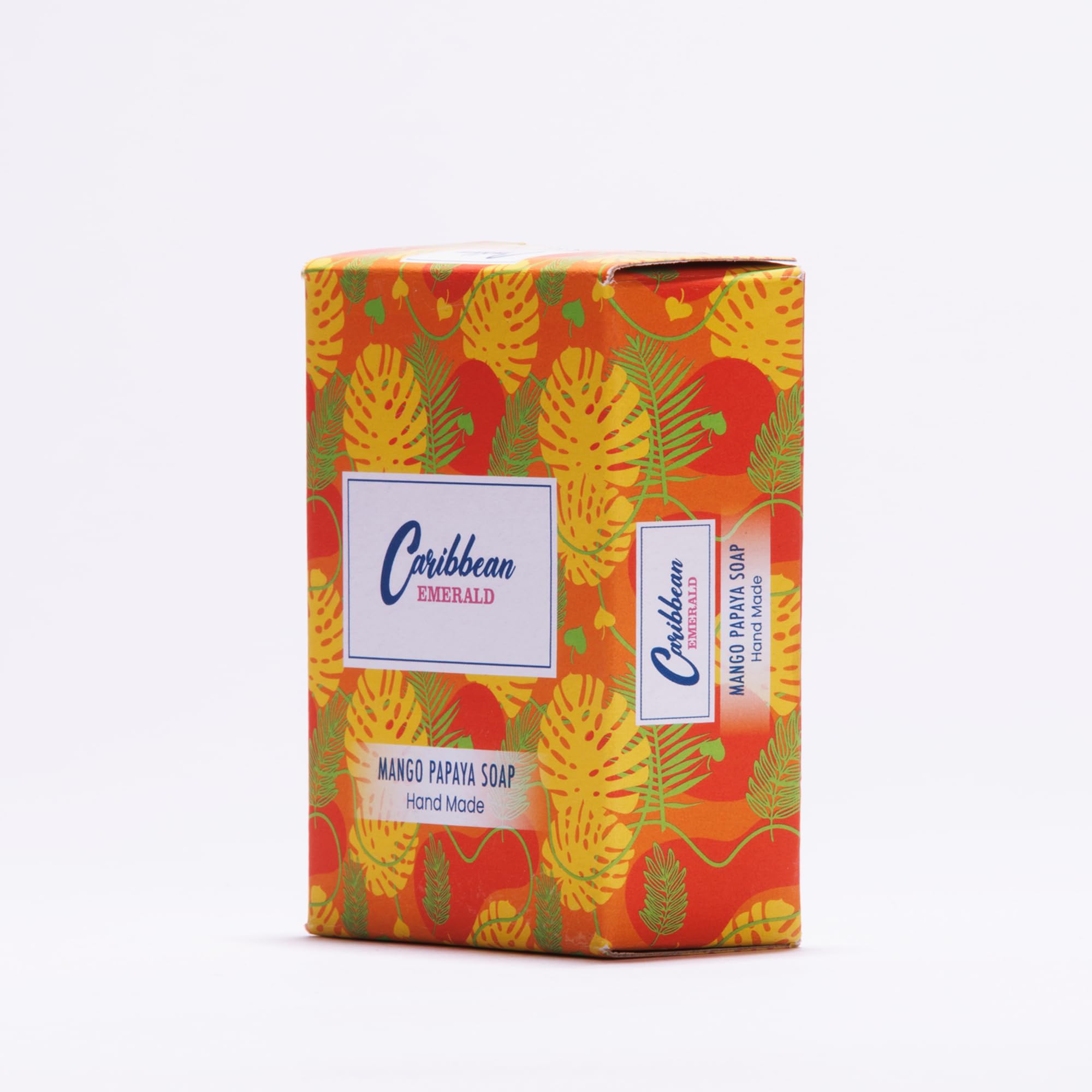 Natural Mango Papaya Soap for Brightening & Exfoliation - Skin Whitening, Acne Treatment & Dark Spot Removal - Perfect for Daily Face & Body Cleansing
