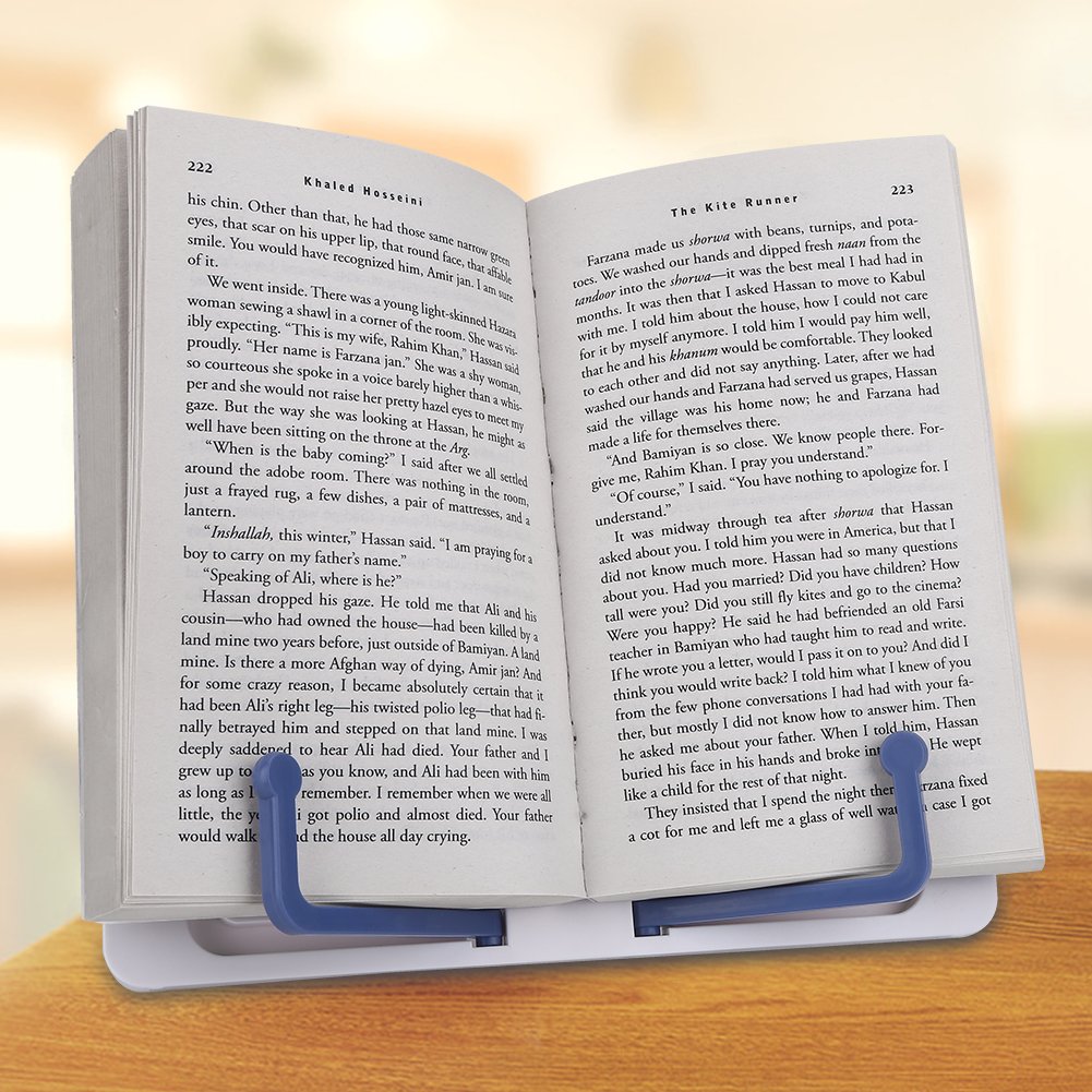 Adjustable Plastic Music Sheet Stand - Lightweight Portable Book Holder for Piano, Violin & Guitar - Perfect for Practice, Performances & Music Lessons