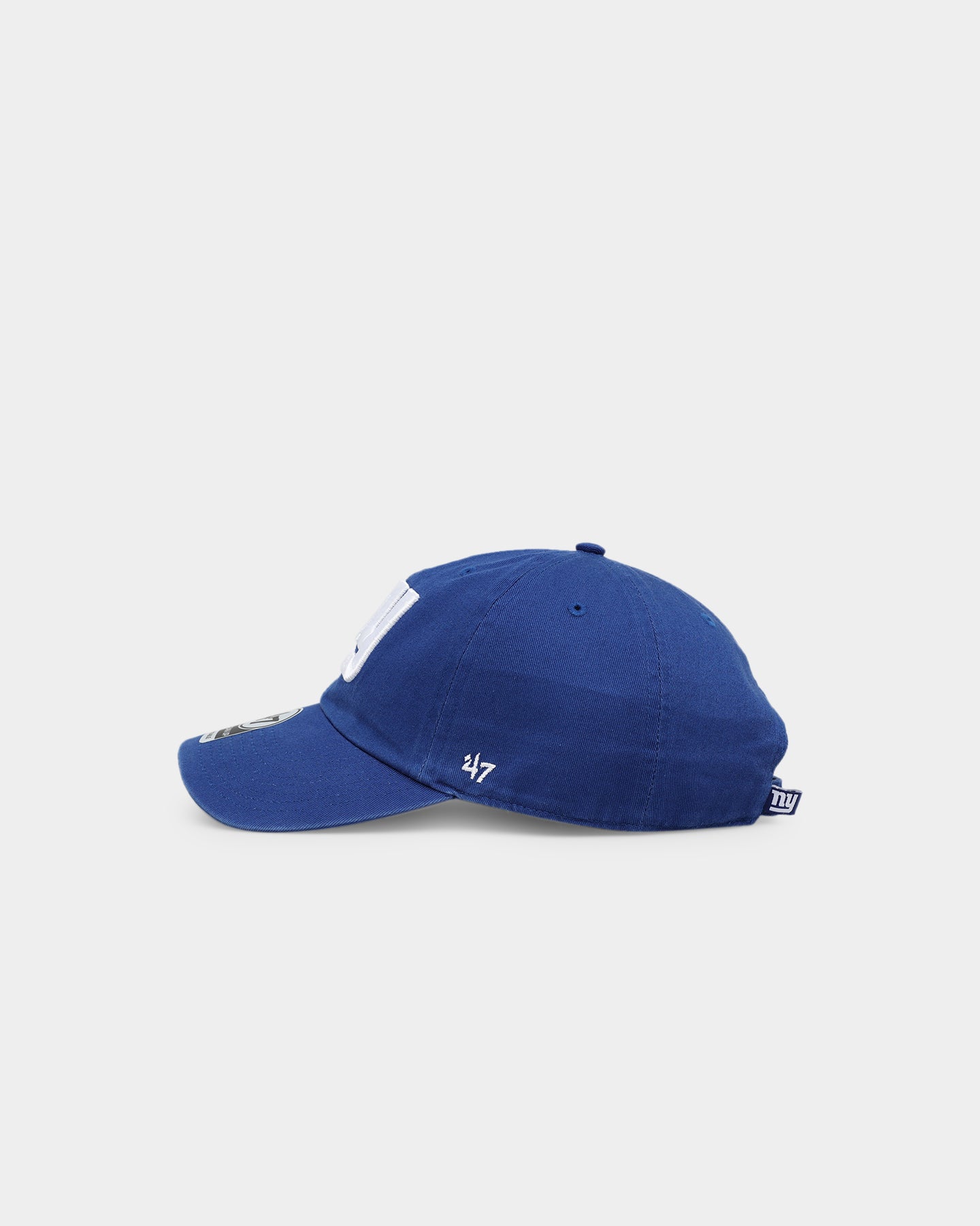 47 Brand Kids' New York Giants 47 Clean Up Adjustable Strapback Hat - Royal Blue Baseball Cap for Boys & Girls - Perfect for Sports Games, School, and Outdoor Activities