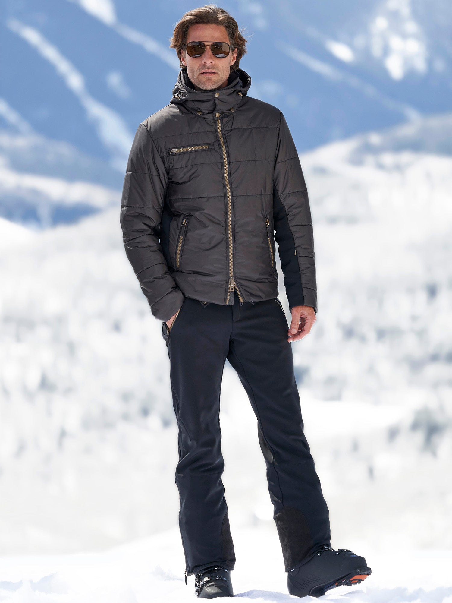Steven Stretch Ski Pants - Waterproof Insulated Snow Pants for Men & Women - Comfortable Winter Sports Trousers for Skiing, Snowboarding & Outdoor Activities