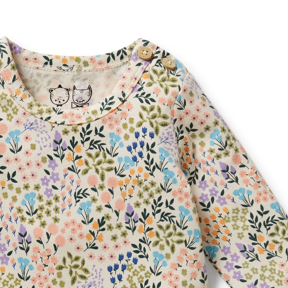 Organic Baby Bodysuit - Soft & Breathable Tiny Bloom Onesie for Newborns & Infants | Perfect for Everyday Wear, Playtime & Photo Shoots