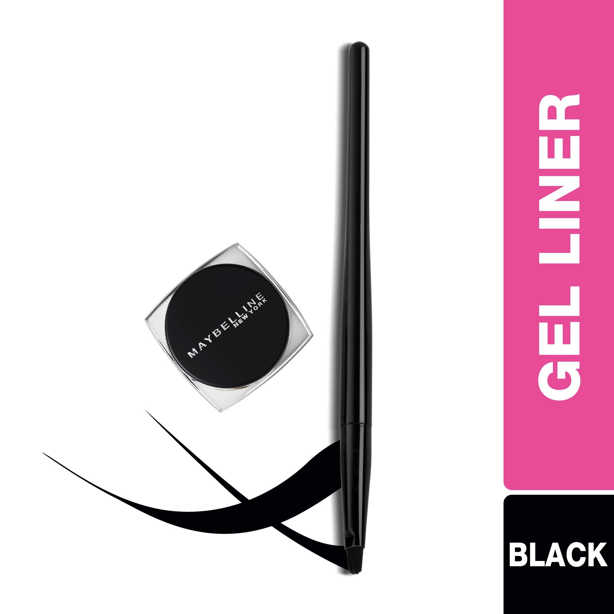 Maybelline New York Hypercurl Waterproof Mascara in Black (9.2ml) + Lasting Drama Gel Eyeliner in Black + Color Sensational Loaded Bold Lipstick in Midnight Date (3.9g) - Voluminous Lashes, Defined Eyes & Bold Lips Makeup Kit for Night Out, Party & Special Occasions