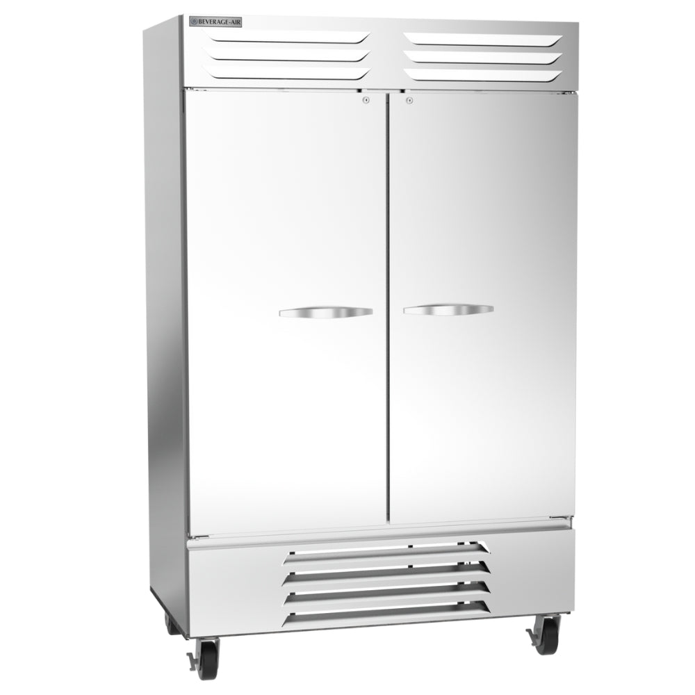Beverage Air 54 Inch Commercial Reach-In Freezer with 2 Solid Doors - Perfect for Restaurants, Bars, and Catering Businesses