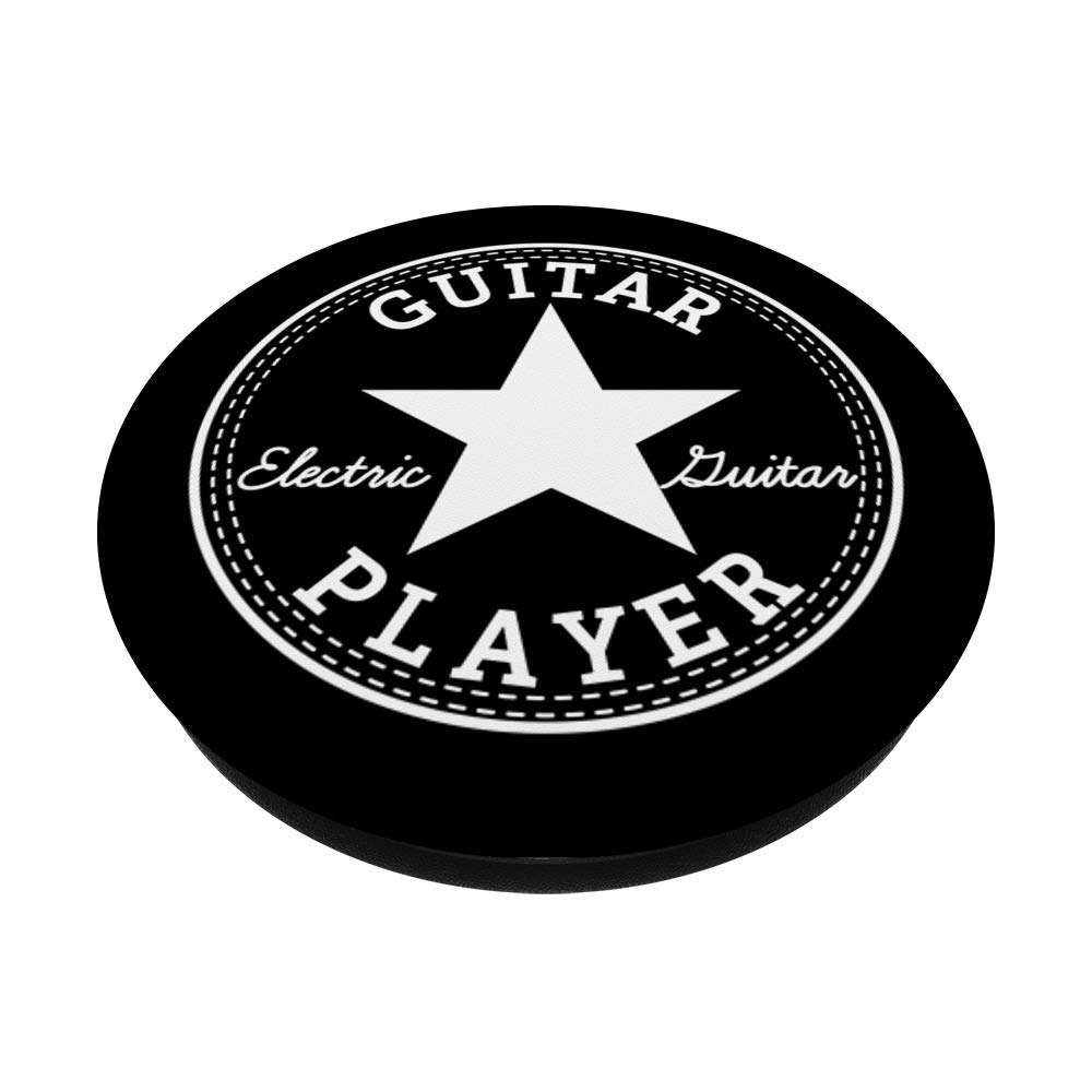 Electric Guitar Player Heavy Metal Rock Band Streetwear Gift - Swappable PopSockets PopGrip for Phones & Tablets - Perfect for Concerts, Music Festivals & Rock Fans Accessories