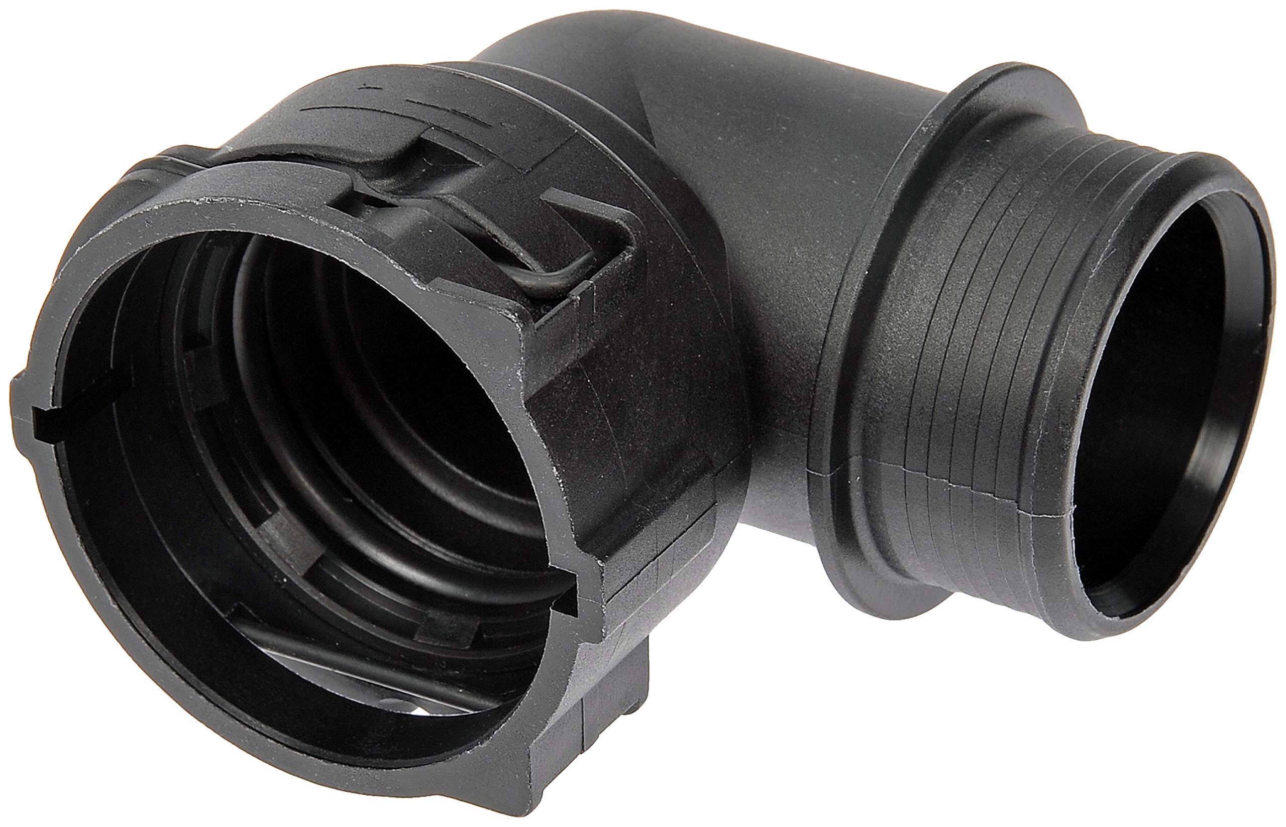 Dorman 800-317 32mm ID Heater Hose Connector - 90 Degree Elbow Barbed Fitting for Automotive Cooling Systems - Perfect for Radiator, Heater Core & AC Repair