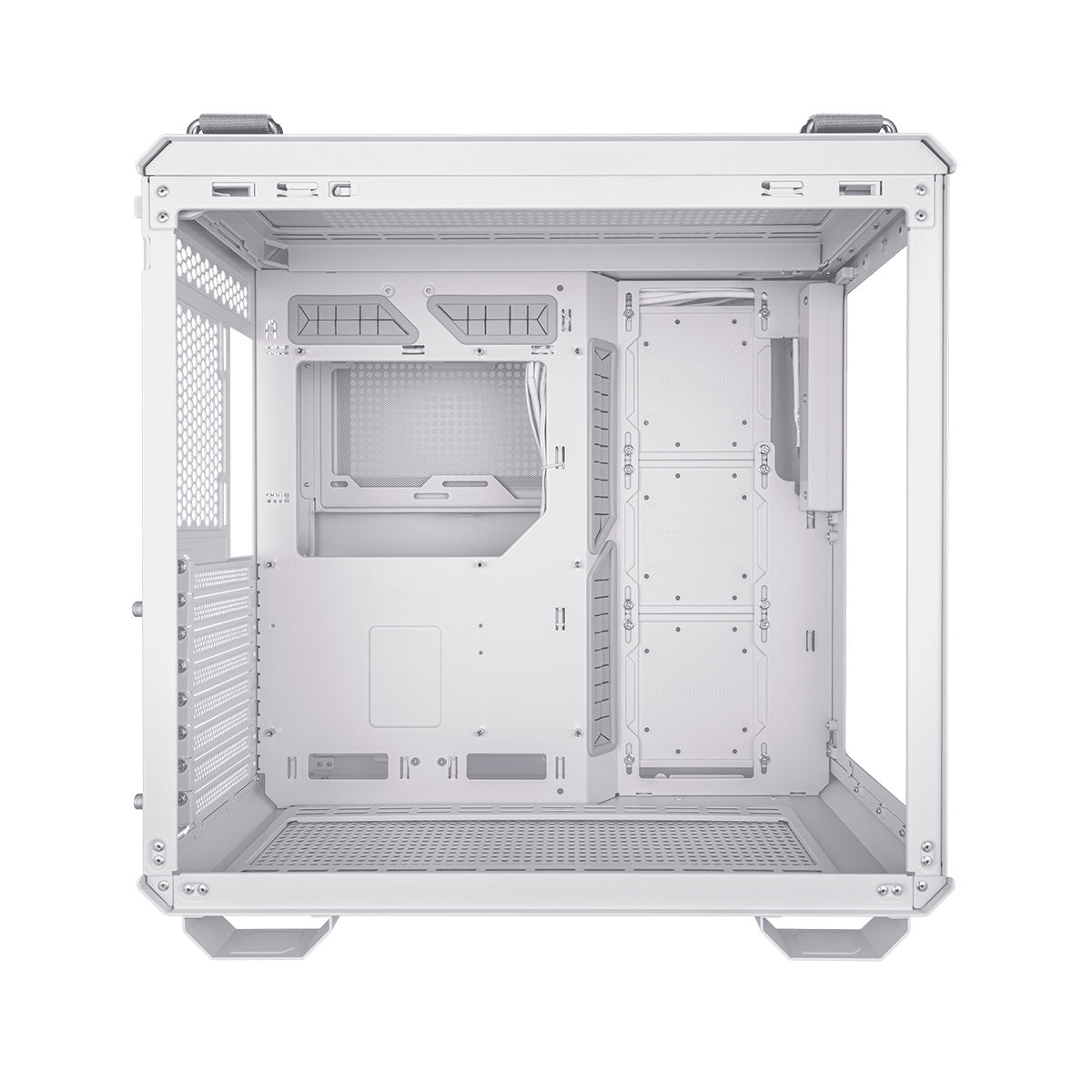 ASUS TUF Gaming GT502 White Mid Tower PC Case - High Airflow Tempered Glass Gaming Computer Case for Custom Builds | Perfect for Gaming Rigs & Workstations