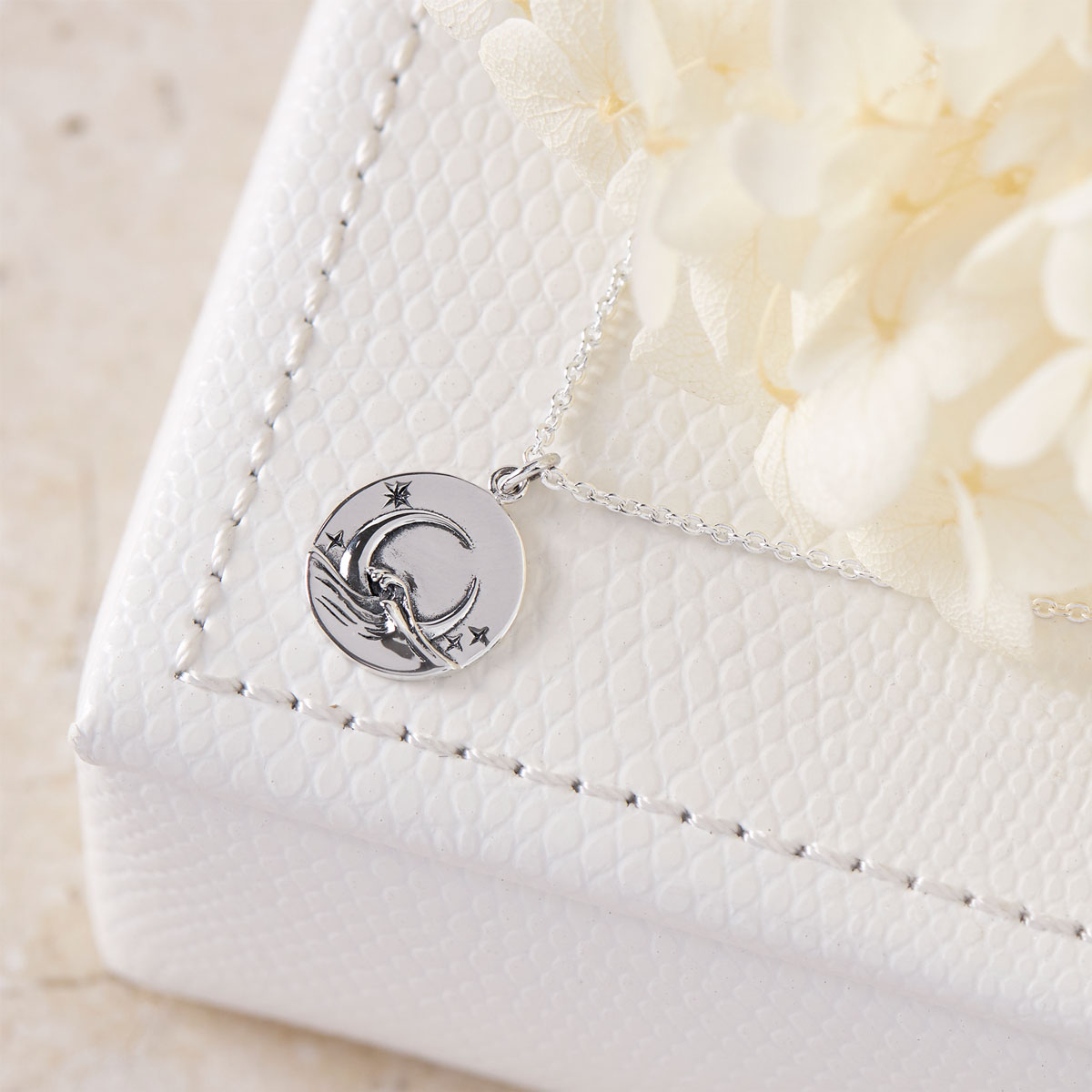 Moonlit Waves Necklace - Elegant Ocean-Inspired Jewelry for Women | Perfect Gift for Beach Lovers, Anniversary & Romantic Occasions