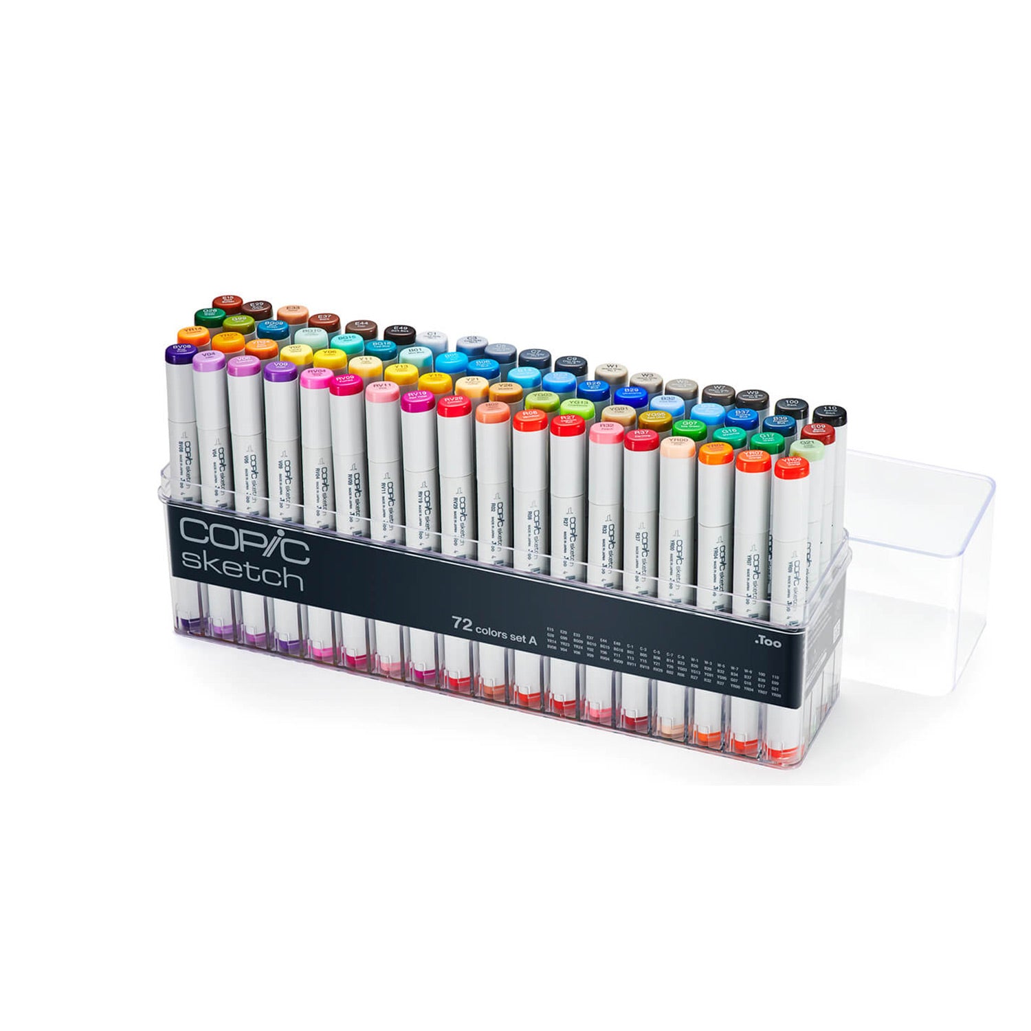 72 Piece Copic Sketch Marker Set - Professional Alcohol-Based Art Markers for Drawing, Illustration & Manga Coloring - Perfect for Artists, Designers & Adult Coloring Books