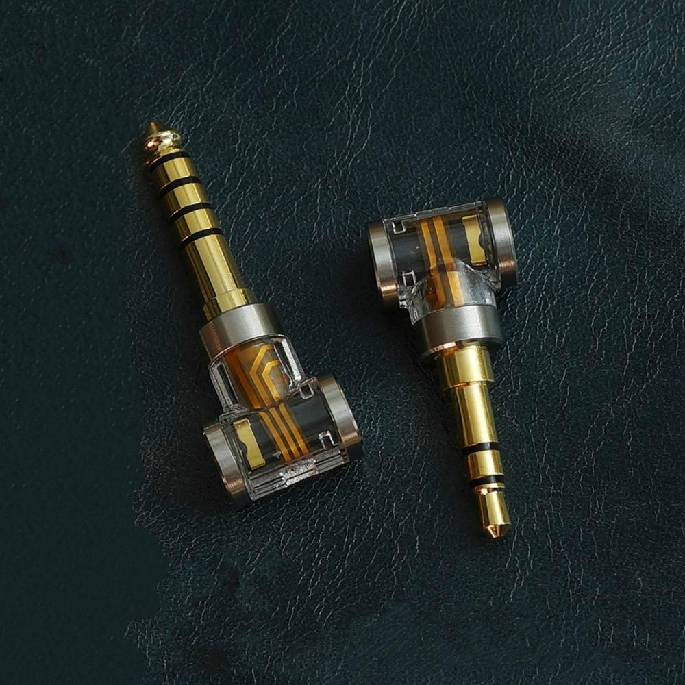 DD ddHiFi DJ44A 2.5mm Female to 4.4mm Male Balanced Audio Adapter - Perfect for HiFi Headphones, DACs, and Portable Music Players
