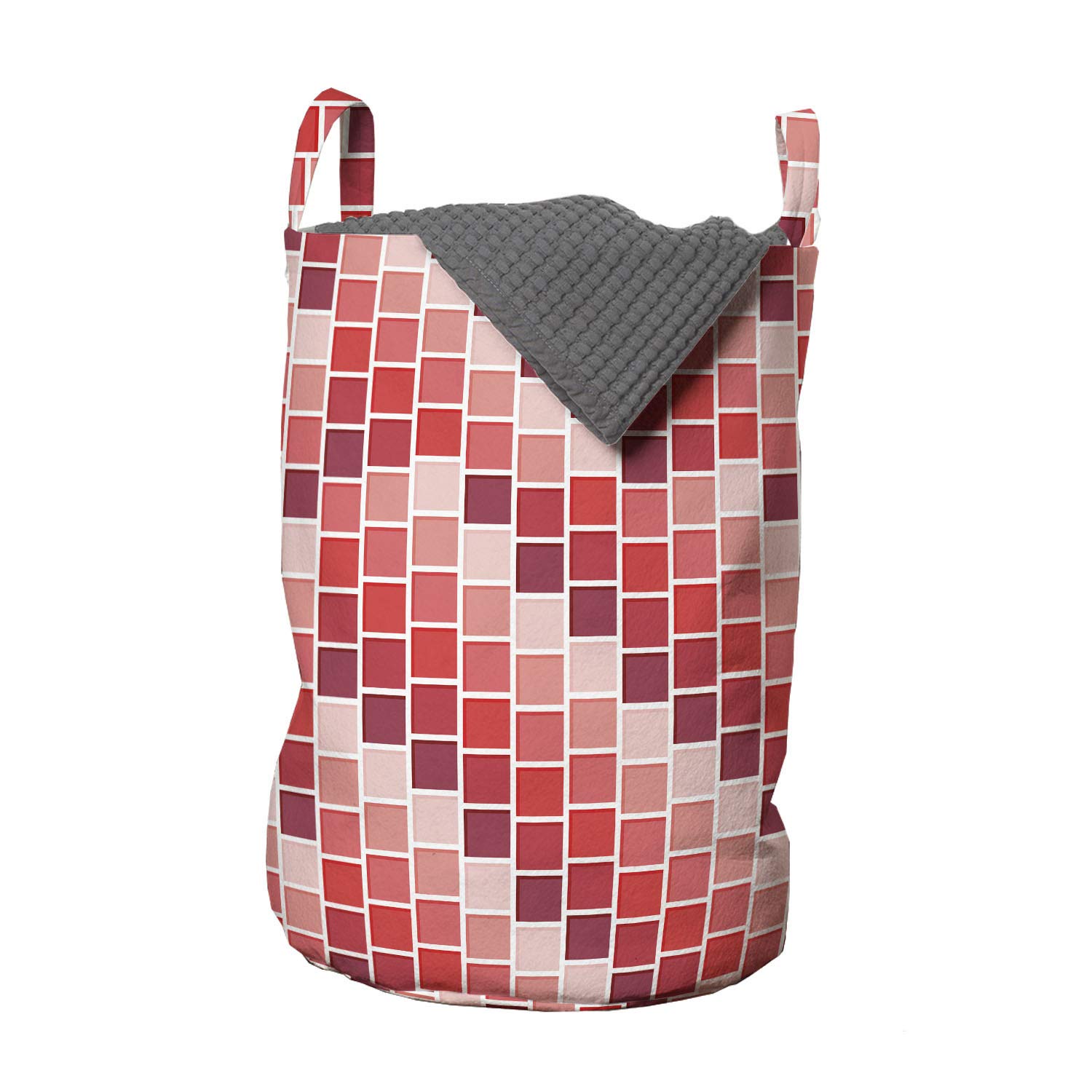 Ambesonne Geometric Laundry Bag with Handles - 13