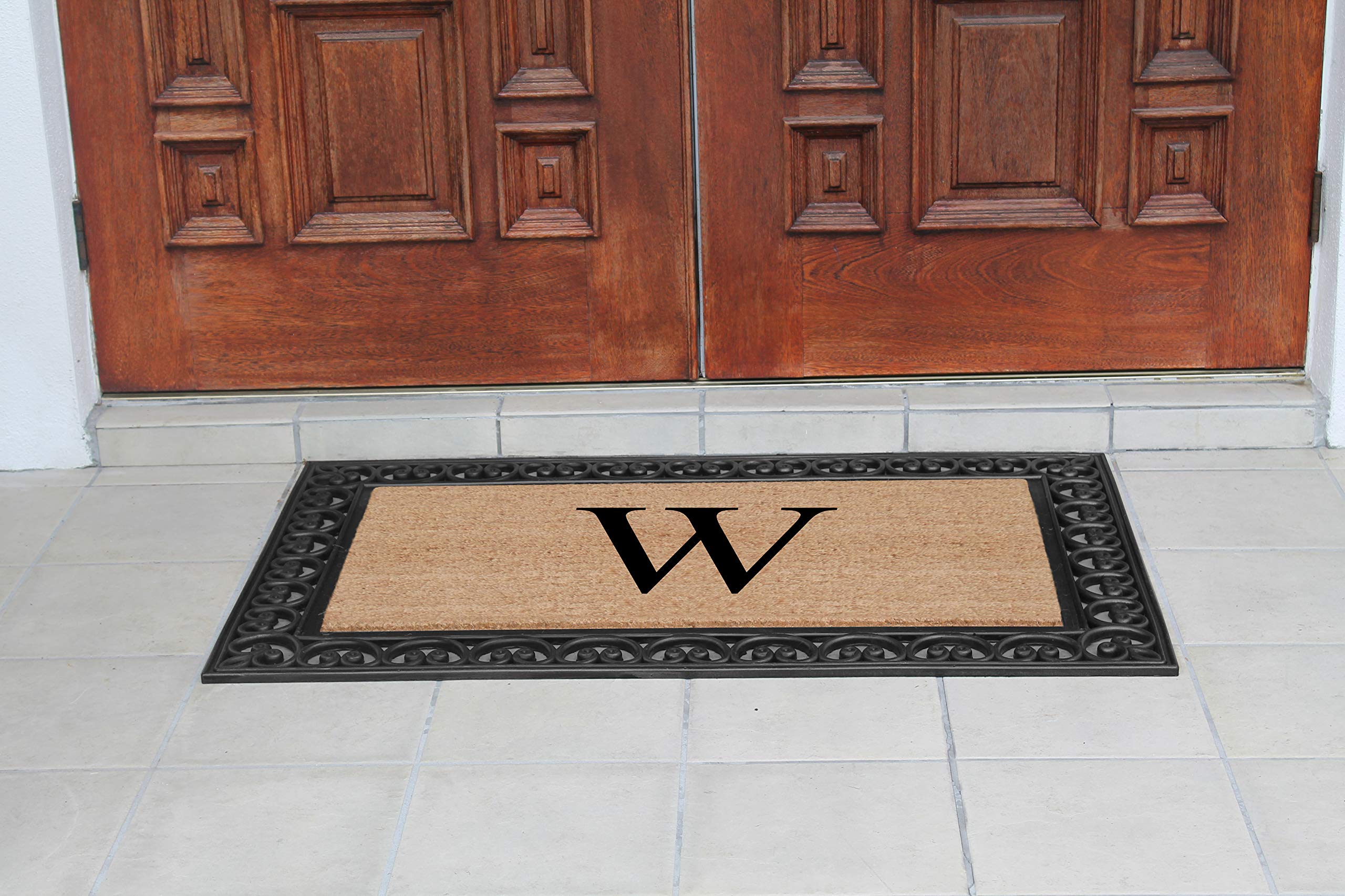 Premium Natural Coir Monogrammed Door Mat 30
