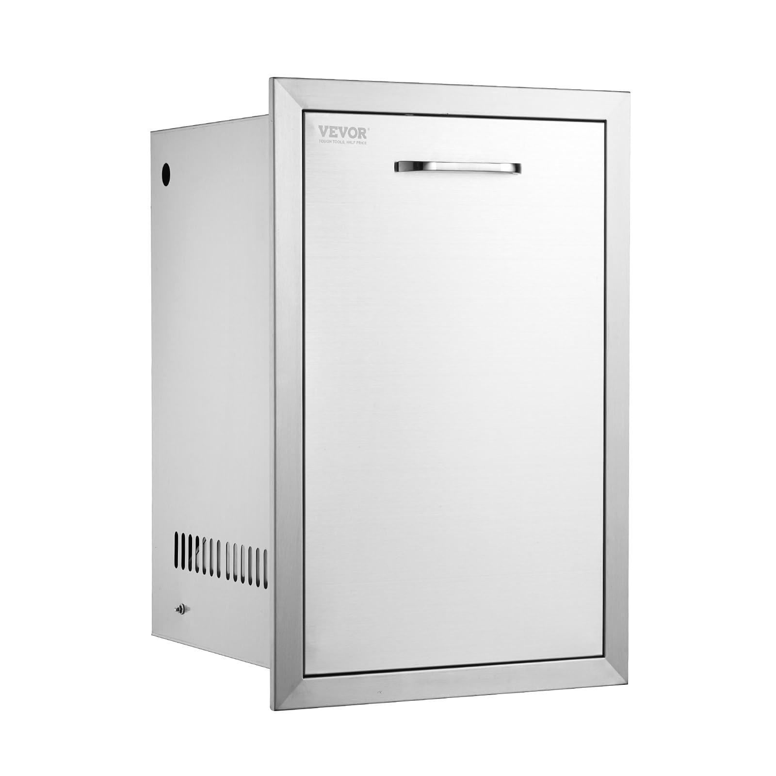 VEVOR Stainless Steel Pull Out Trash Drawer for Outdoor Kitchen - 16