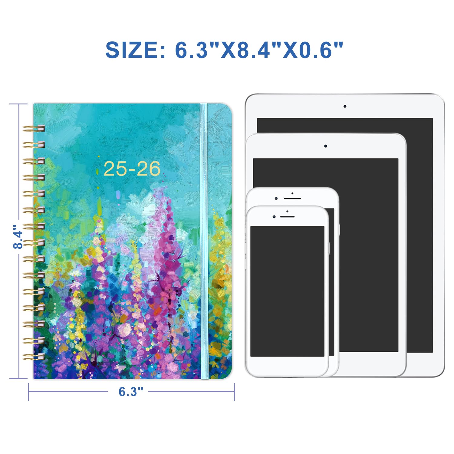 2025-2026 Academic Planner | July 2025 to June 2026 | Weekly & Monthly Organizer with Tabs | 6.3